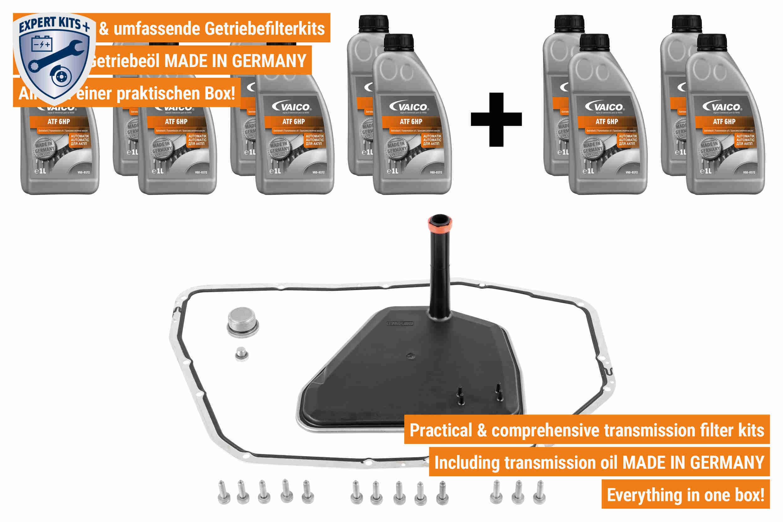 Vaico Onderd.set, olie verversen van automatische versnellingsbak V10-3226-XXL