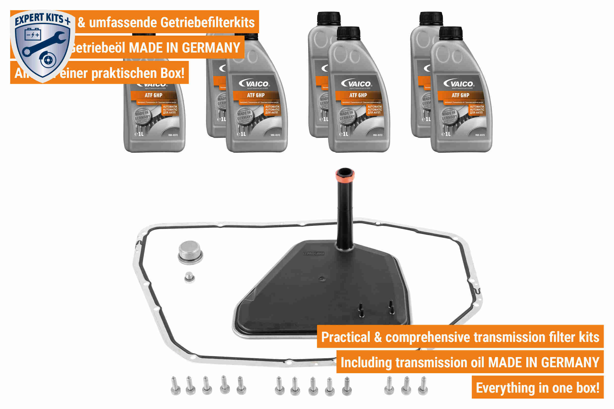Vaico Onderd.set, olie verversen van automatische versnellingsbak V10-3226