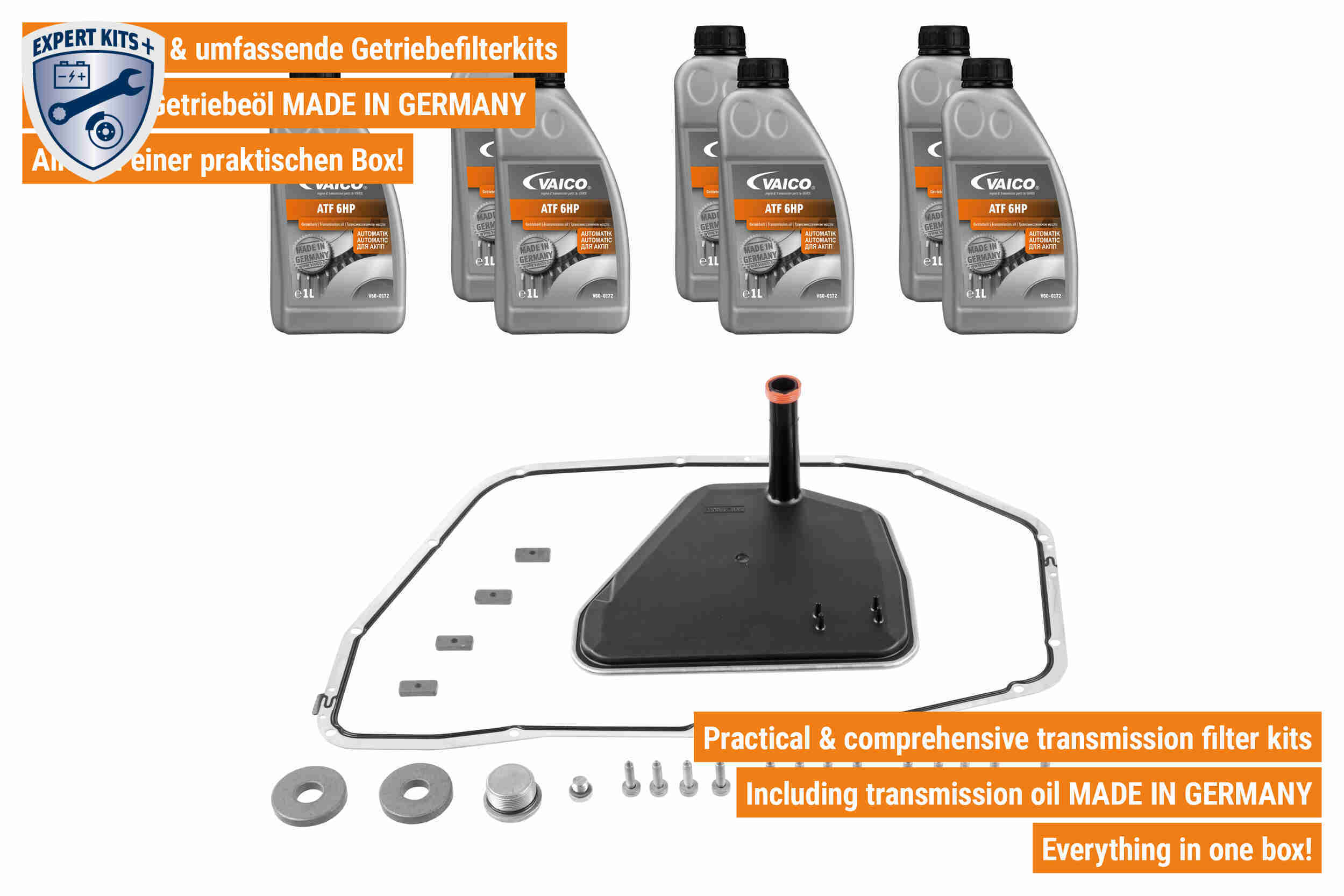 Vaico Onderd.set, olie verversen van automatische versnellingsbak V10-3229
