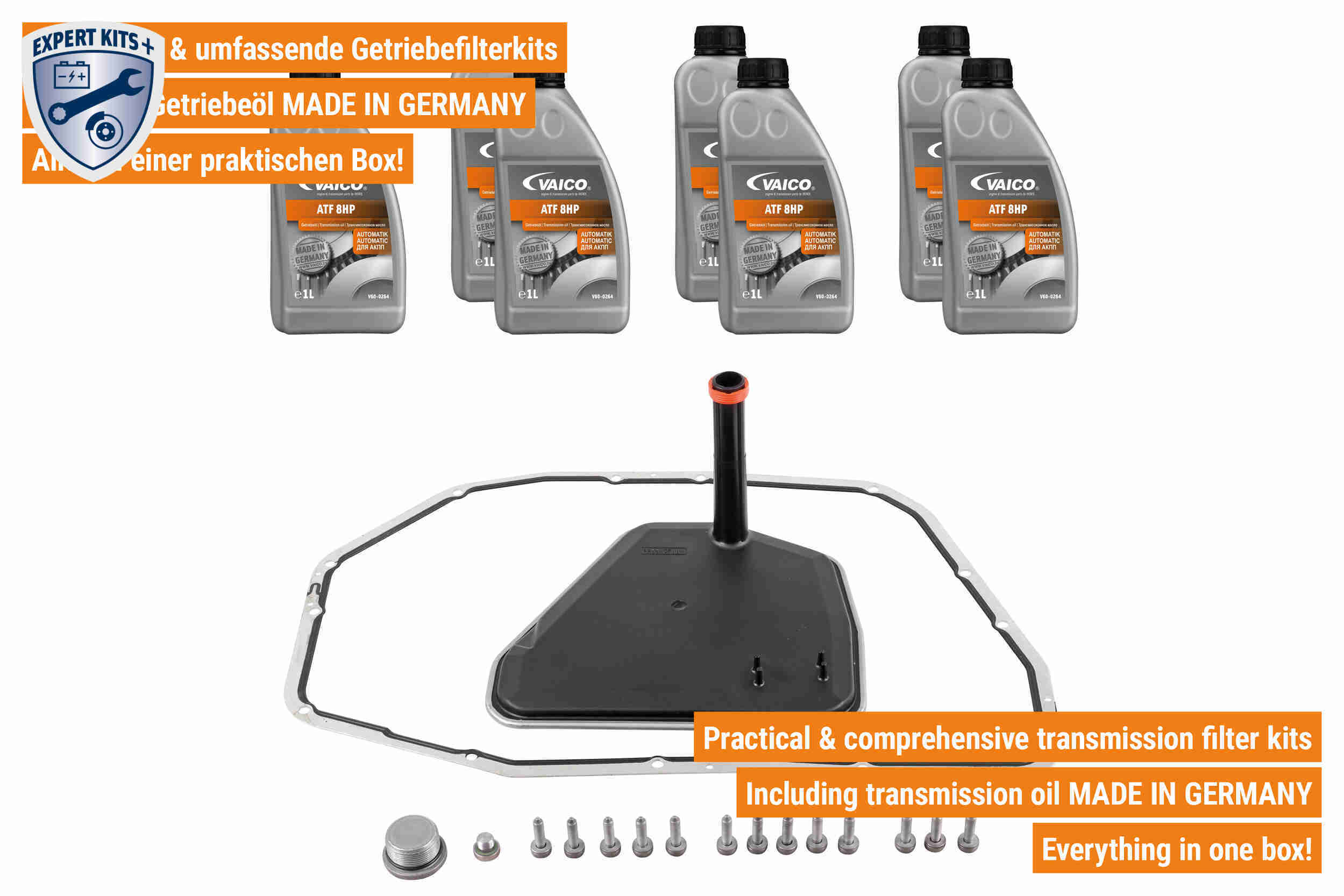 Vaico Onderd.set, olie verversen van automatische versnellingsbak V10-3292