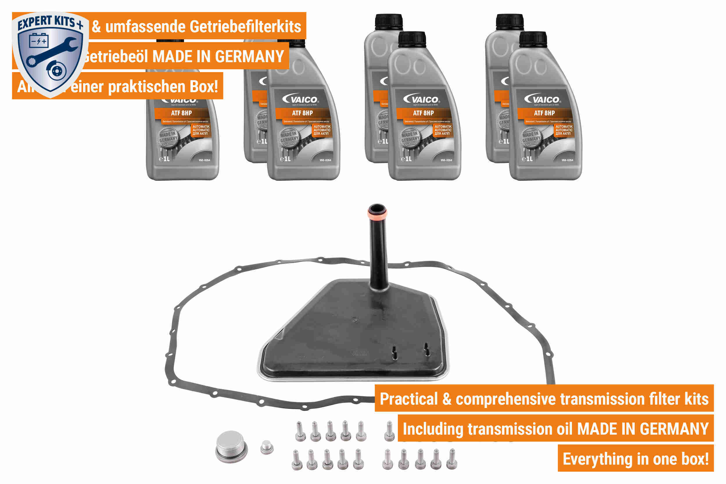 Vaico Onderd.set, olie verversen van automatische versnellingsbak V10-3293