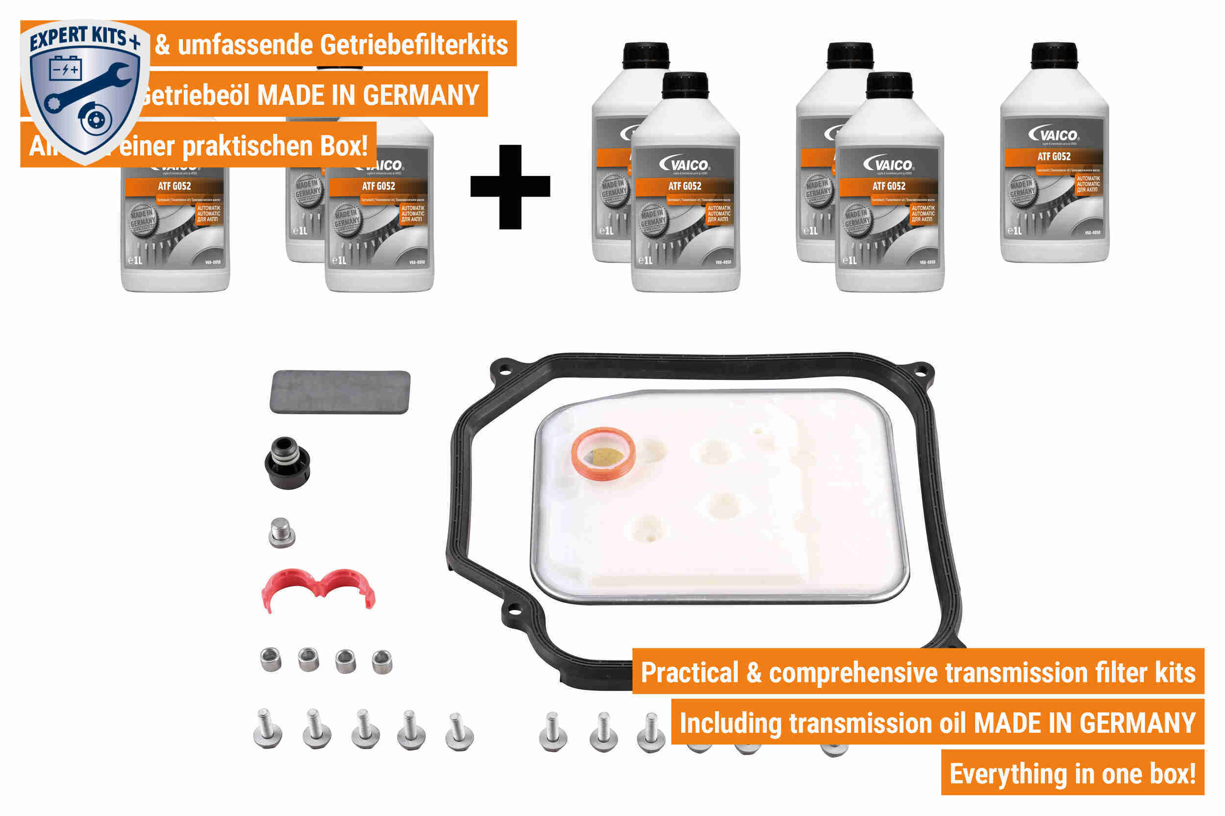 Vaico Onderd.set, olie verversen van automatische versnellingsbak V10-3847-XXL
