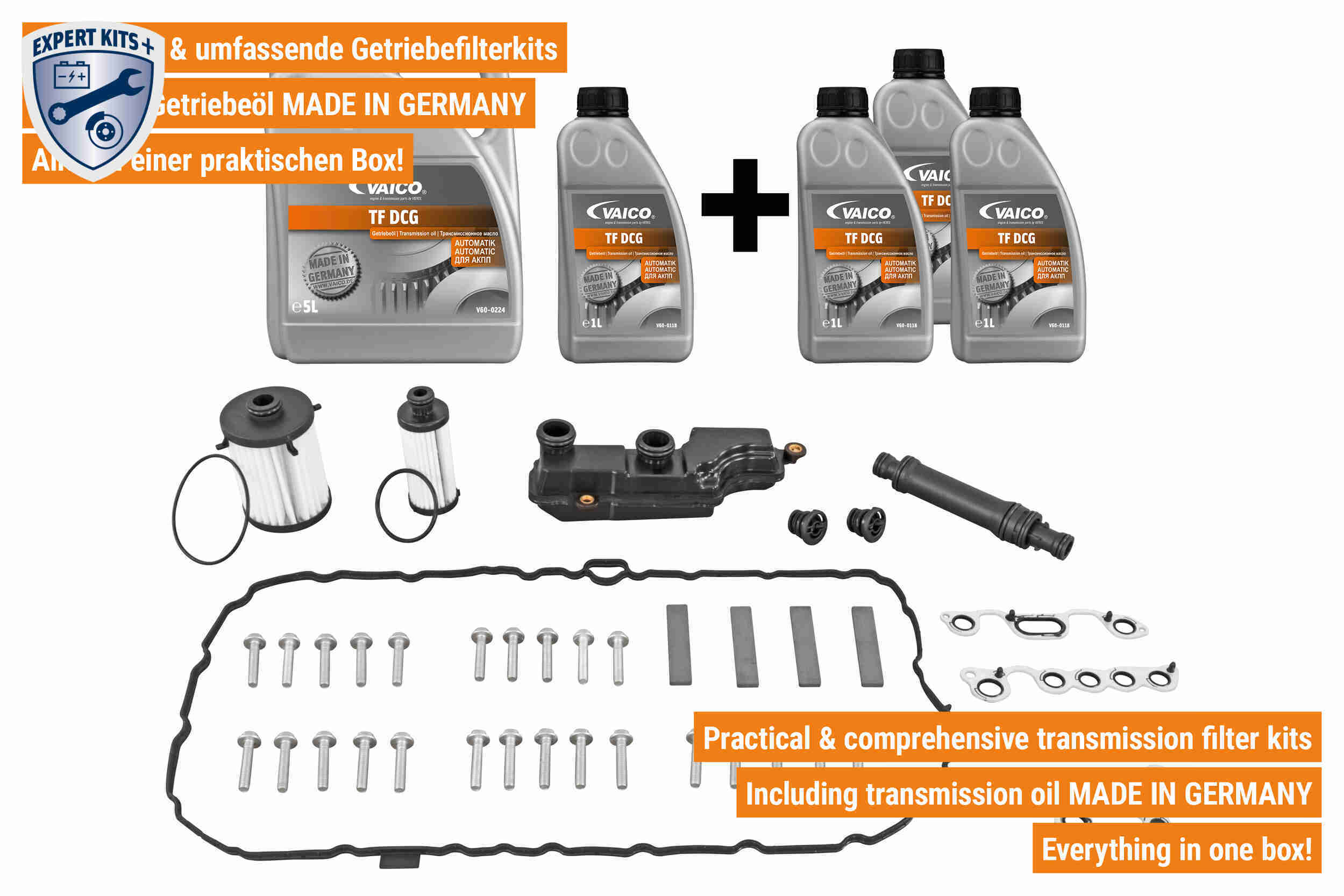 Vaico Onderd.set, olie verversen van automatische versnellingsbak V10-5390-XXL