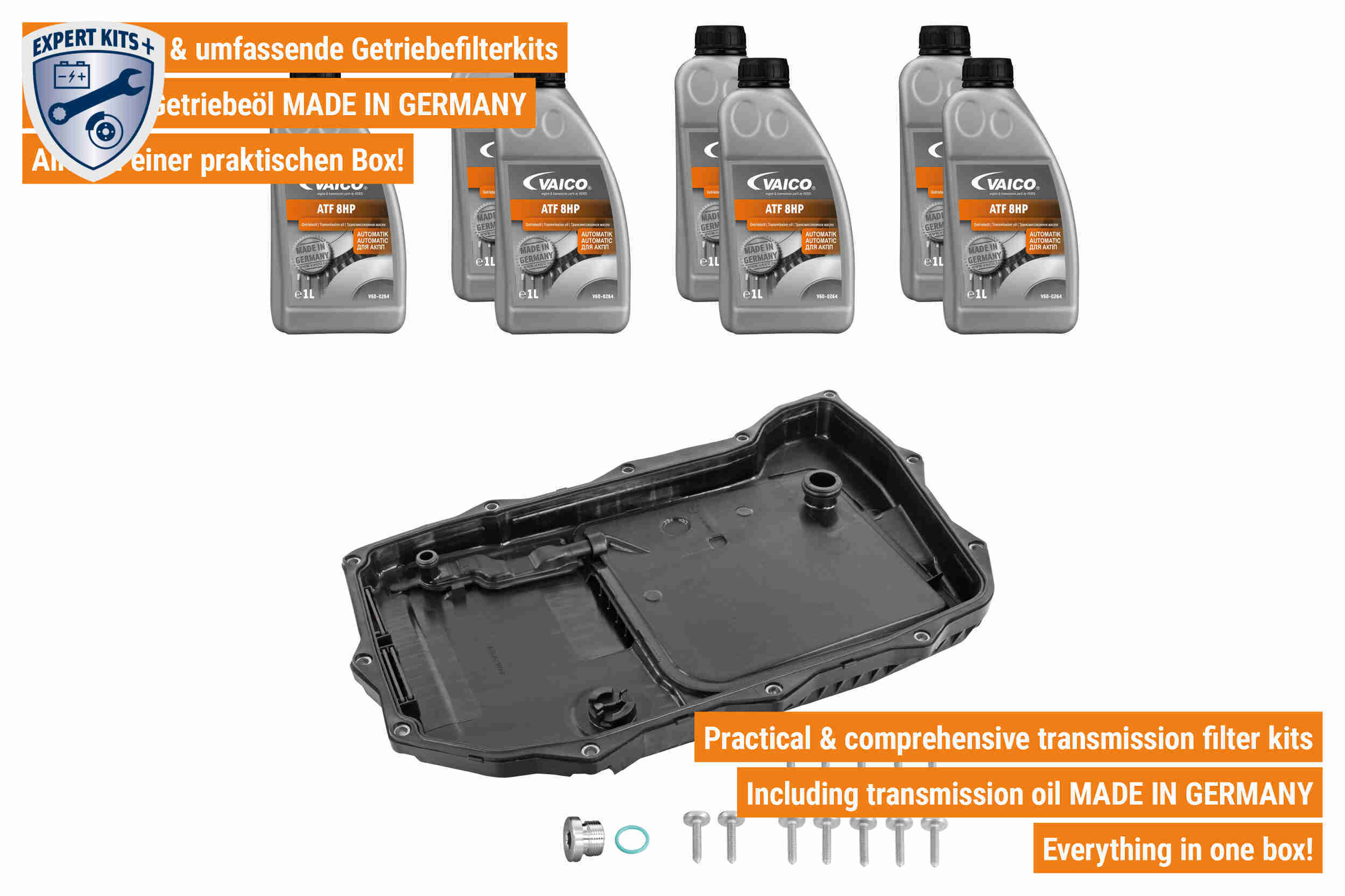 Vaico Onderd.set, olie verversen van automatische versnellingsbak V10-8007
