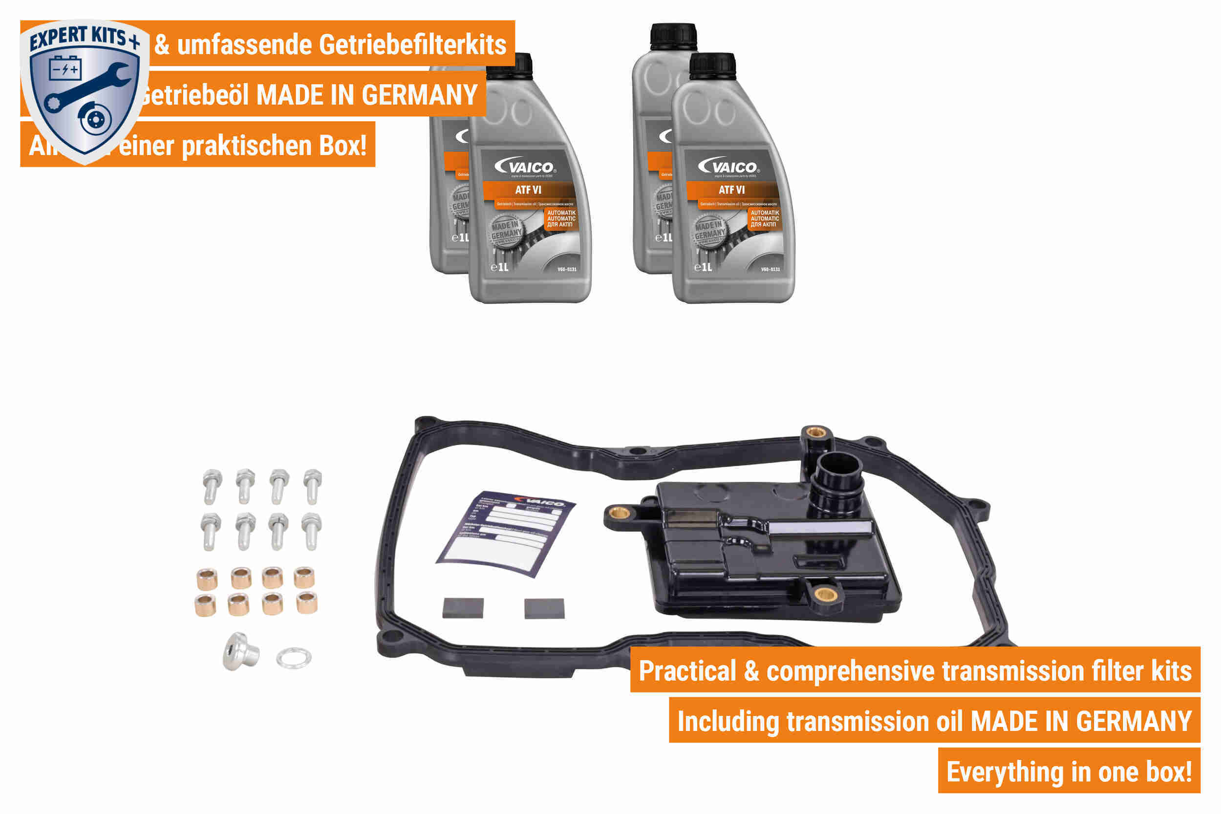 Vaico Onderd.set, olie verversen van automatische versnellingsbak V10-8037