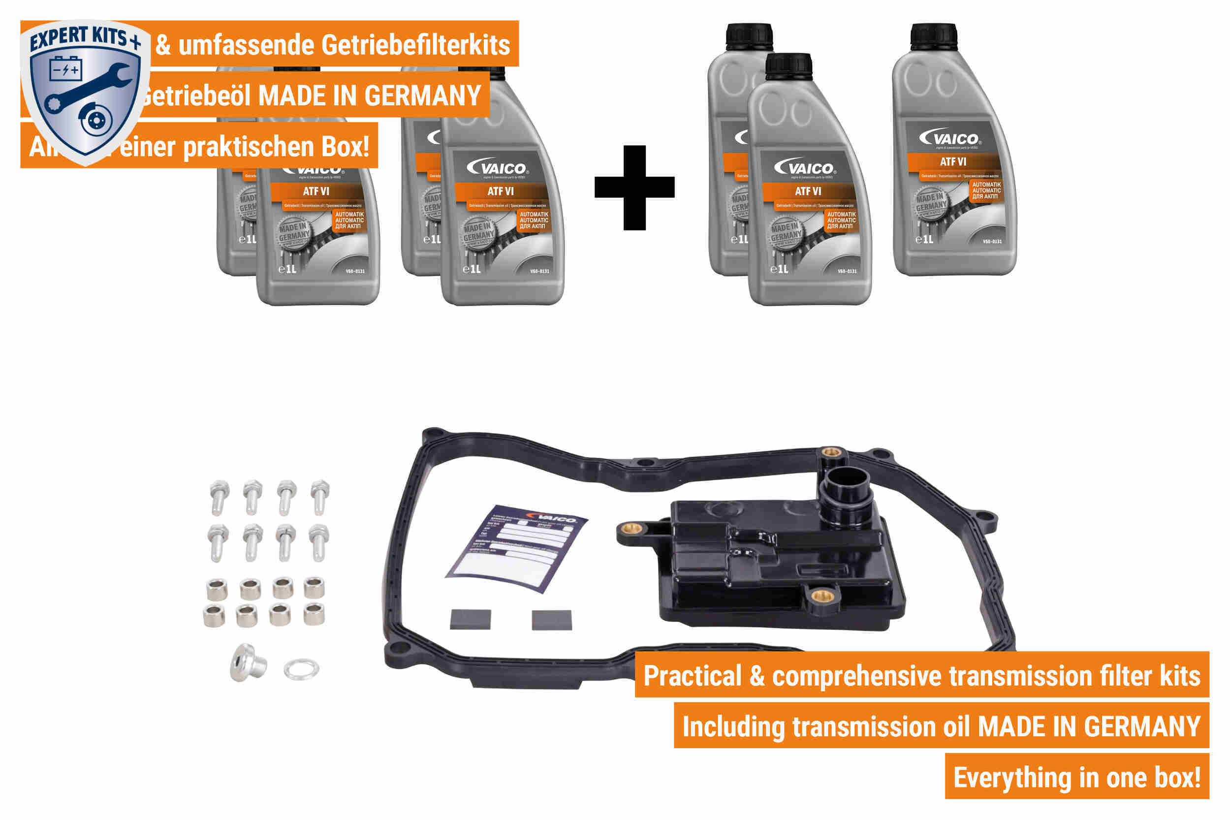 Vaico Onderd.set, olie verversen van automatische versnellingsbak V10-8038-XXL