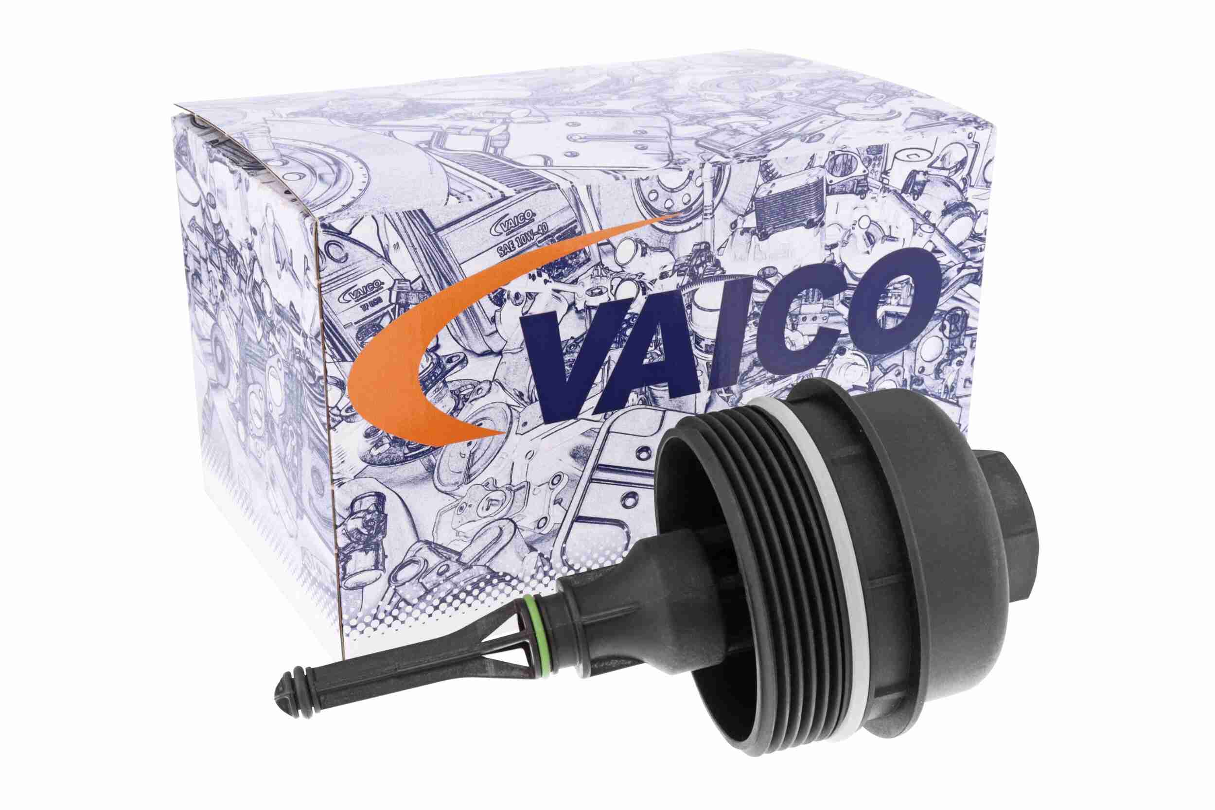 Vaico Oliefilterhuis deksel V10-8631
