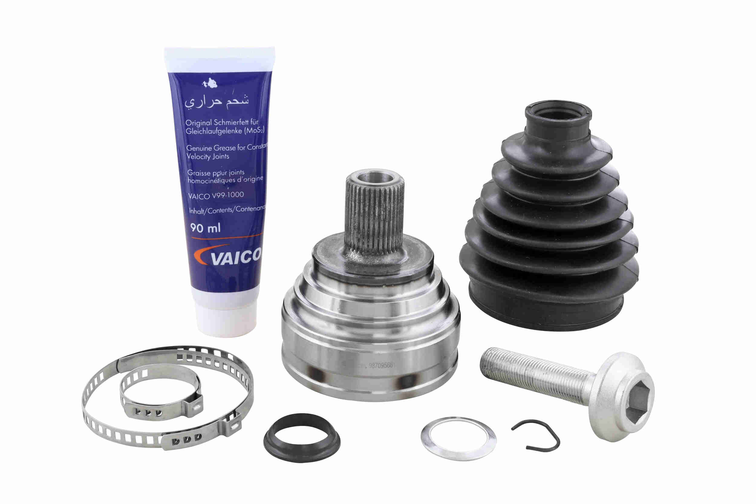 Vaico Homokineet reparatie set, aandrijfas V10-9060