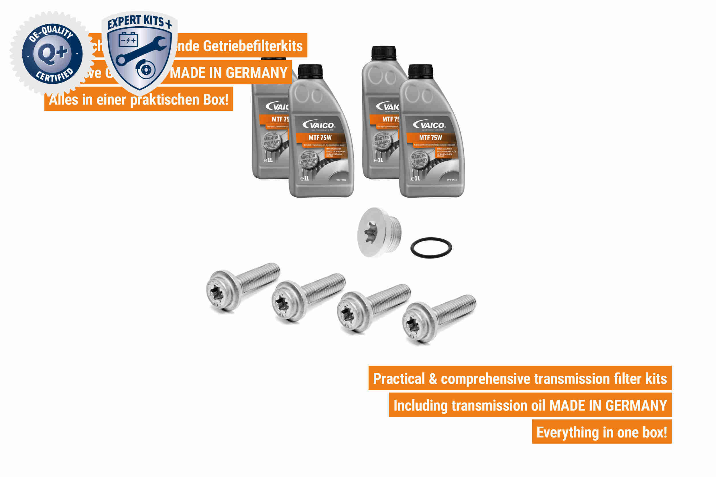 Vaico Onderd.set, olie verversen van automatische versnellingsbak V10-9347