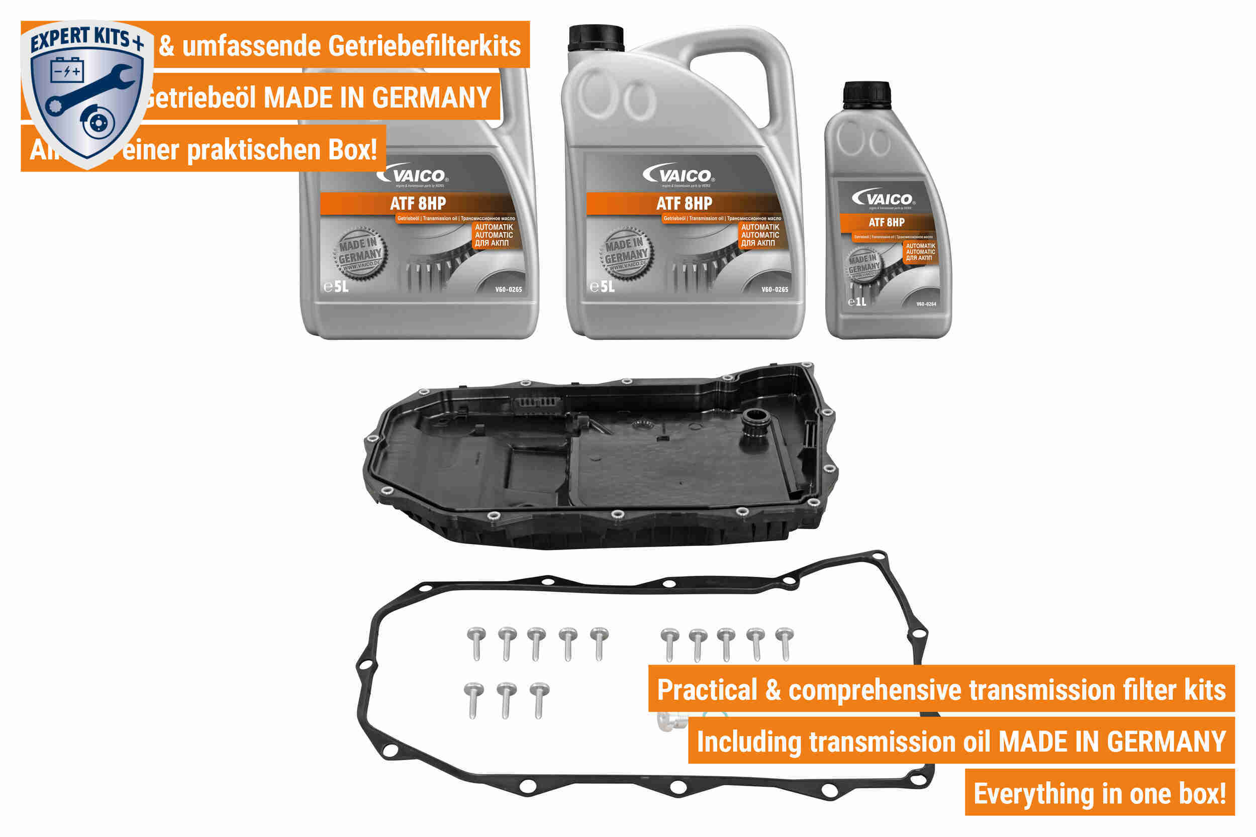 Vaico Onderd.set, olie verversen van automatische versnellingsbak V10-9399-XXL