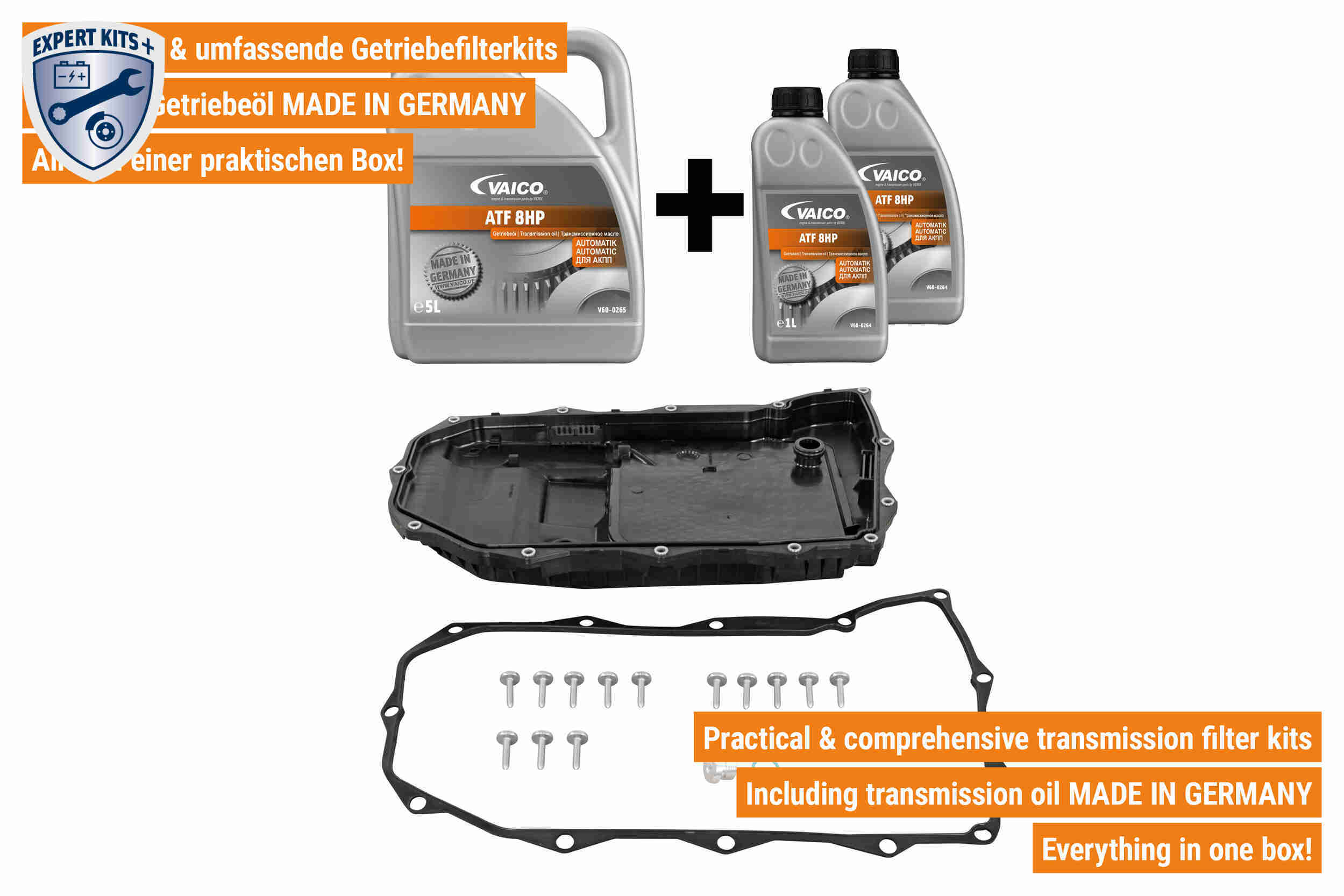 Vaico Onderd.set, olie verversen van automatische versnellingsbak V10-9399