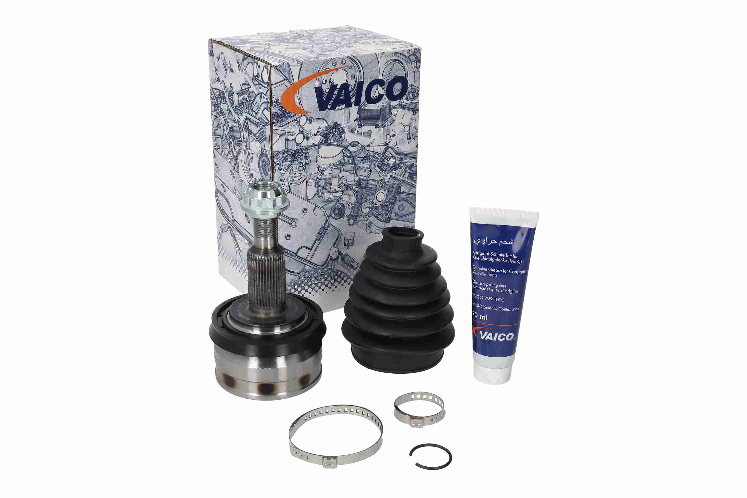 Vaico Homokineet reparatie set, aandrijfas V10-9474