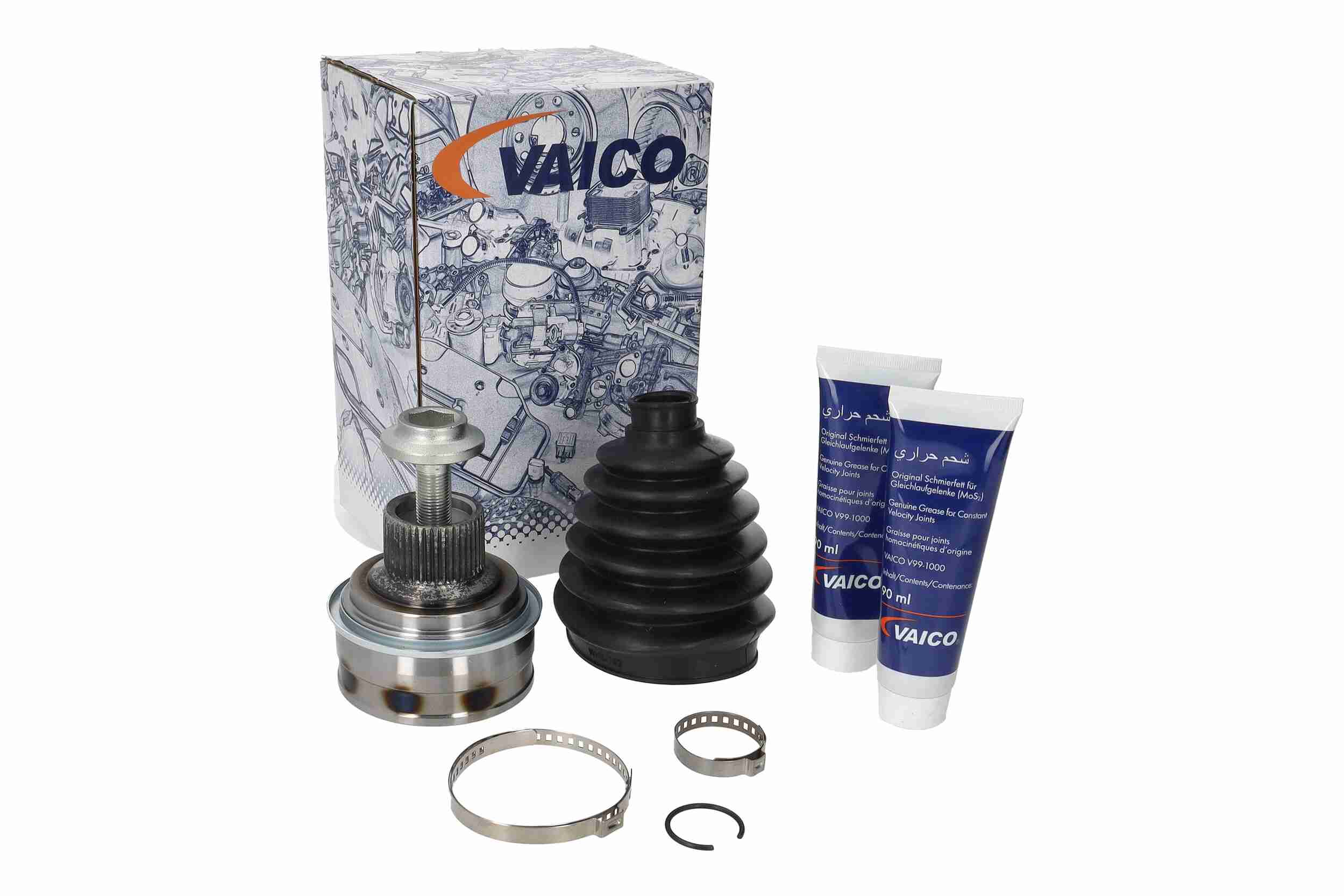 Vaico Homokineet reparatie set, aandrijfas V10-9689