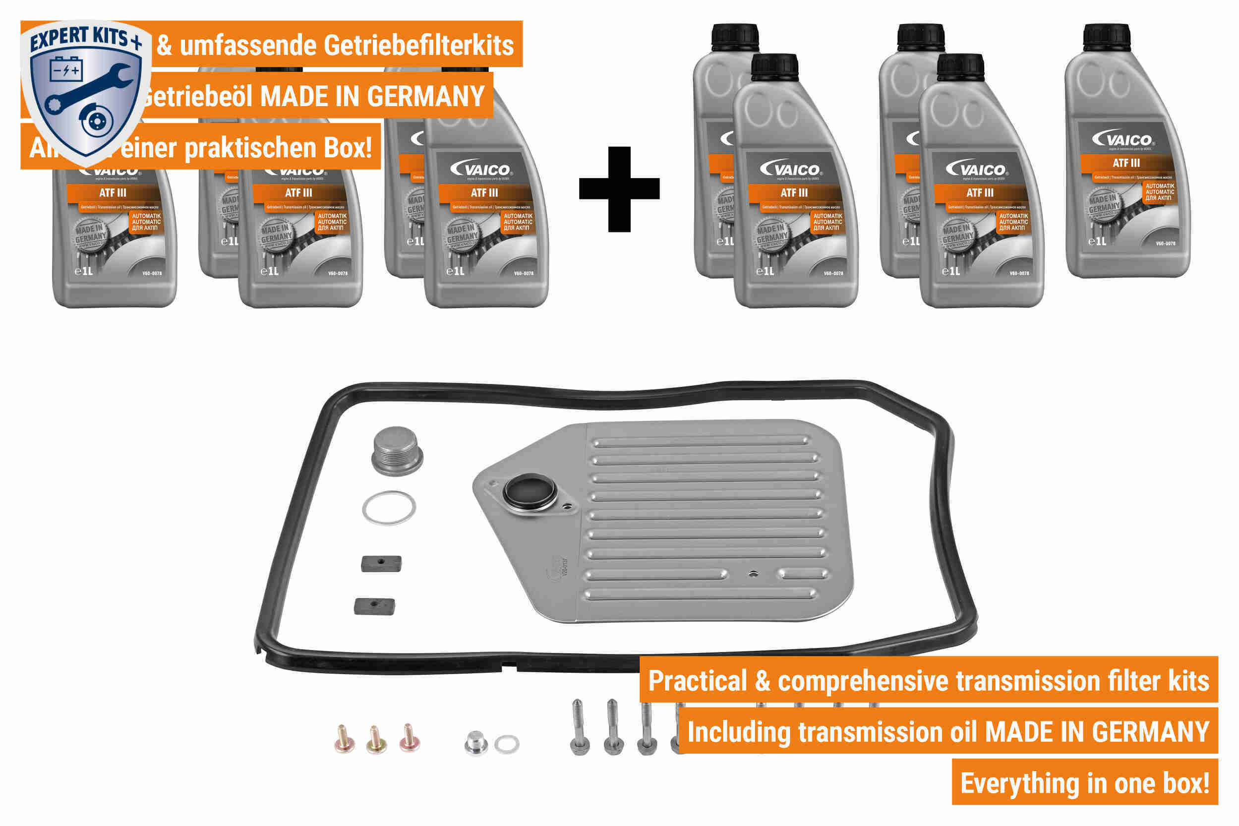 Vaico Onderd.set, olie verversen van automatische versnellingsbak V20-2082-XXL