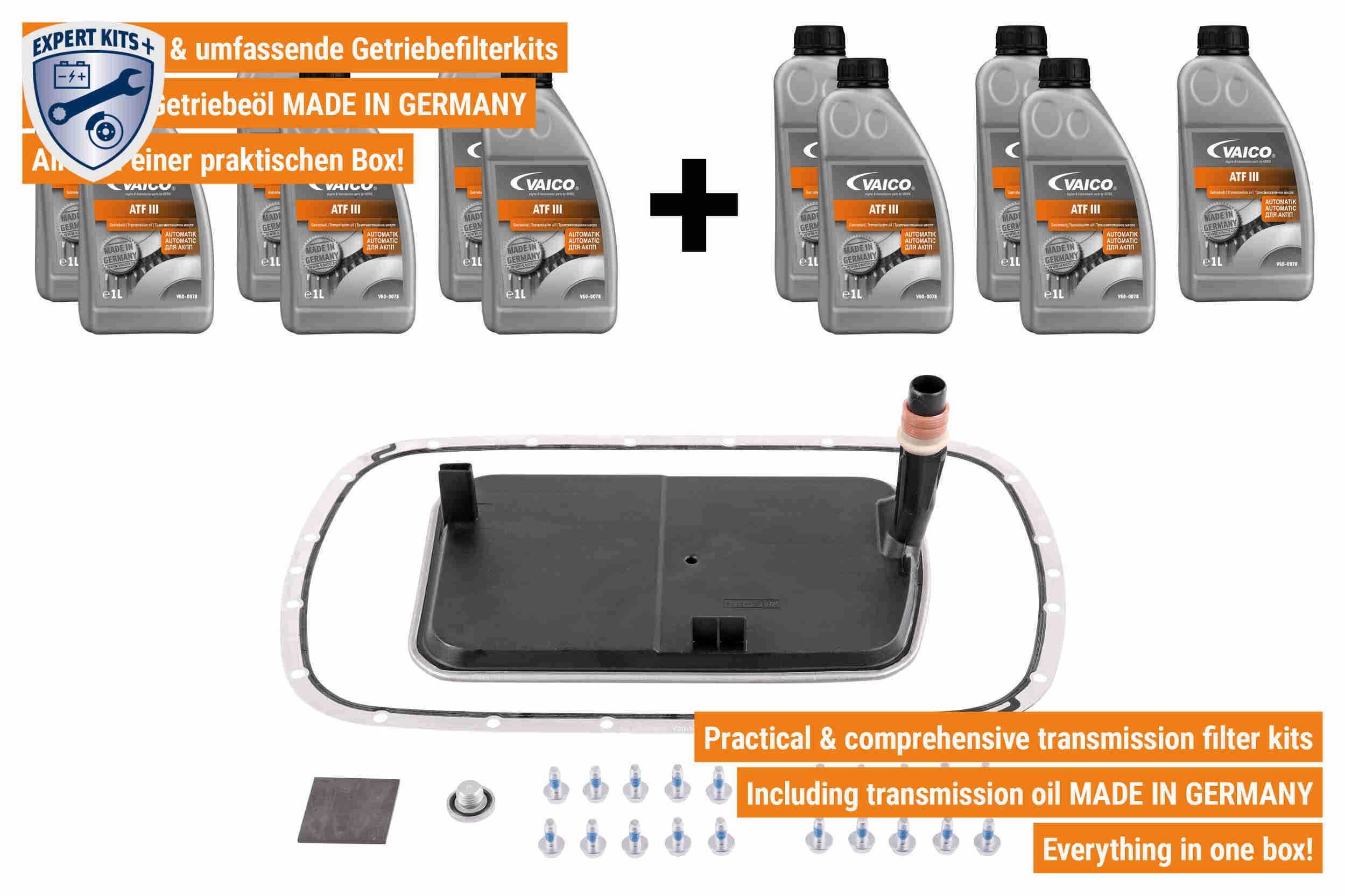 Vaico Onderd.set, olie verversen van automatische versnellingsbak V20-2084-XXL