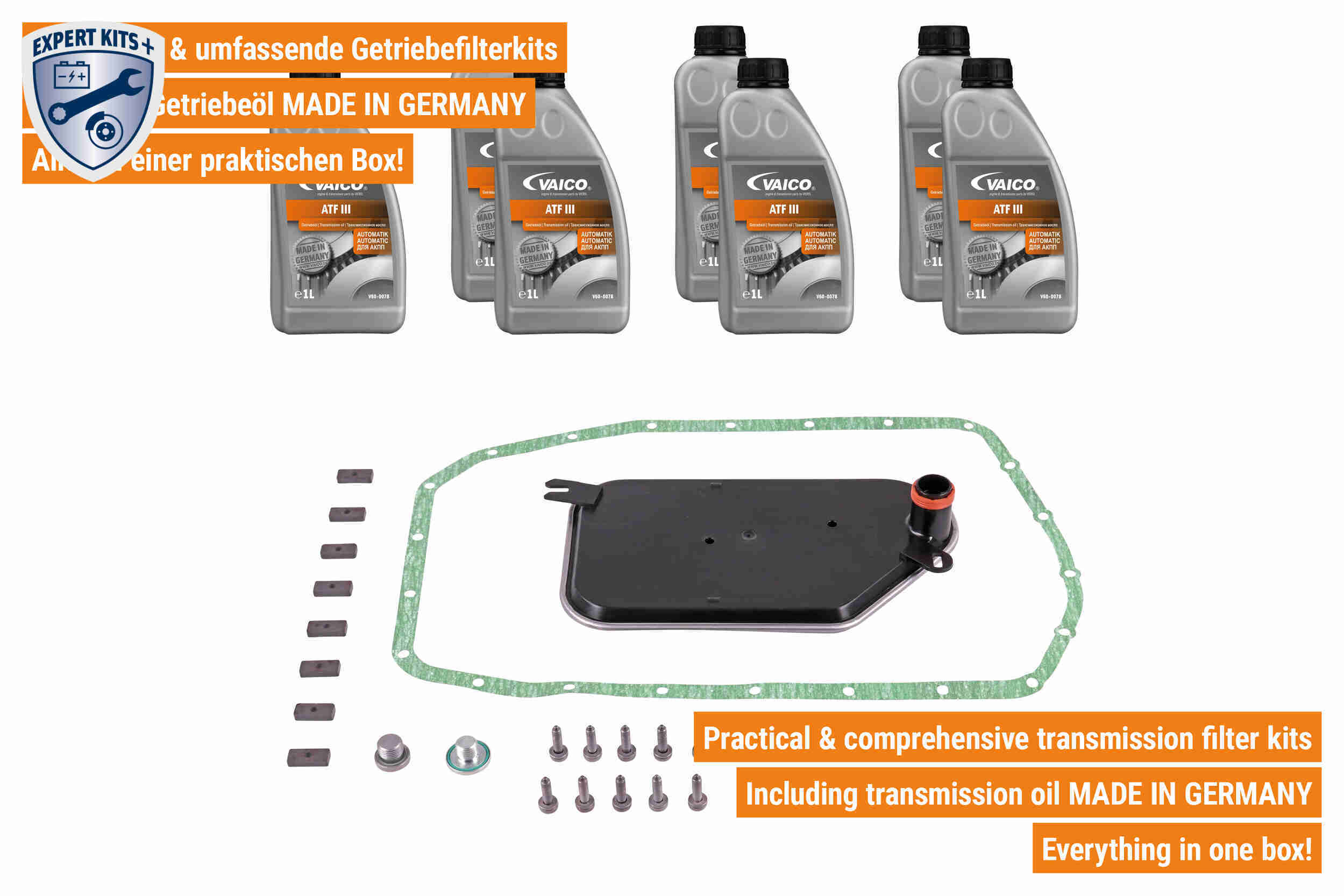 Vaico Onderd.set, olie verversen van automatische versnellingsbak V20-2085