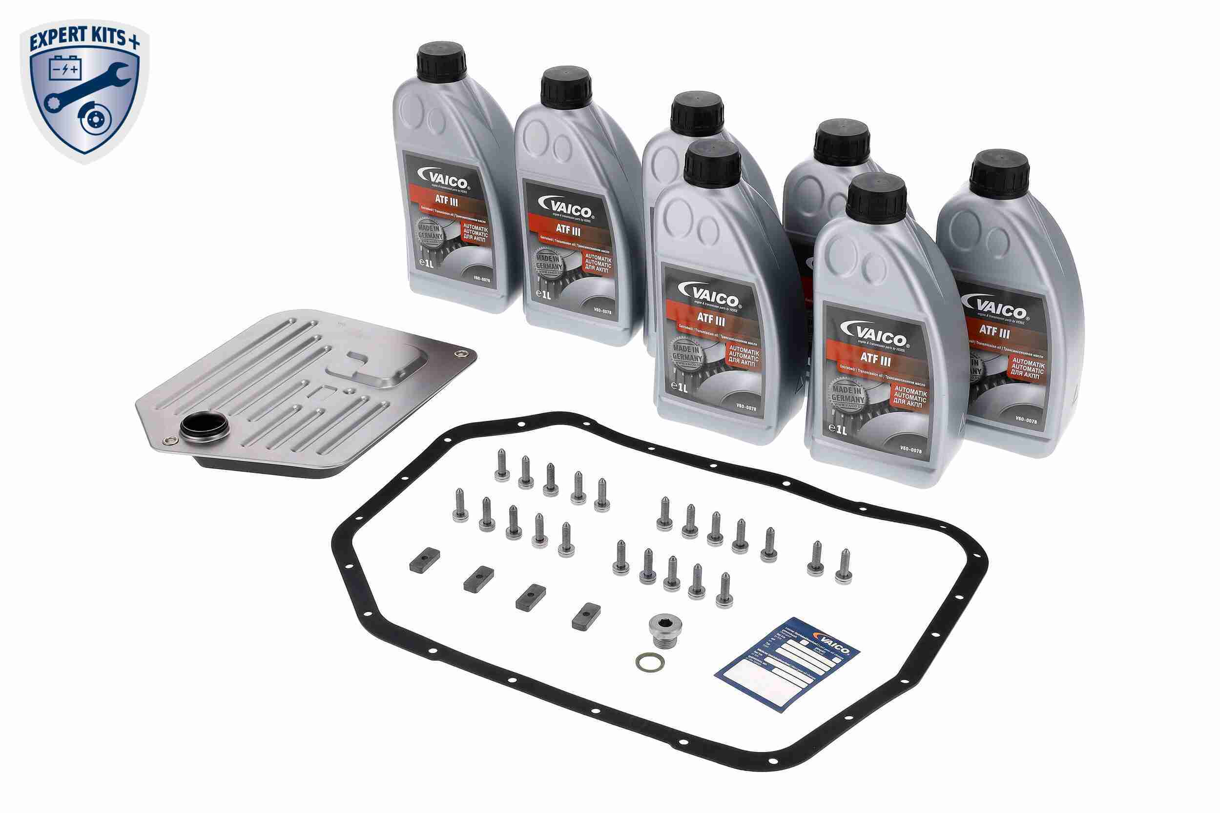 Vaico Onderd.set, olie verversen van automatische versnellingsbak V20-2086