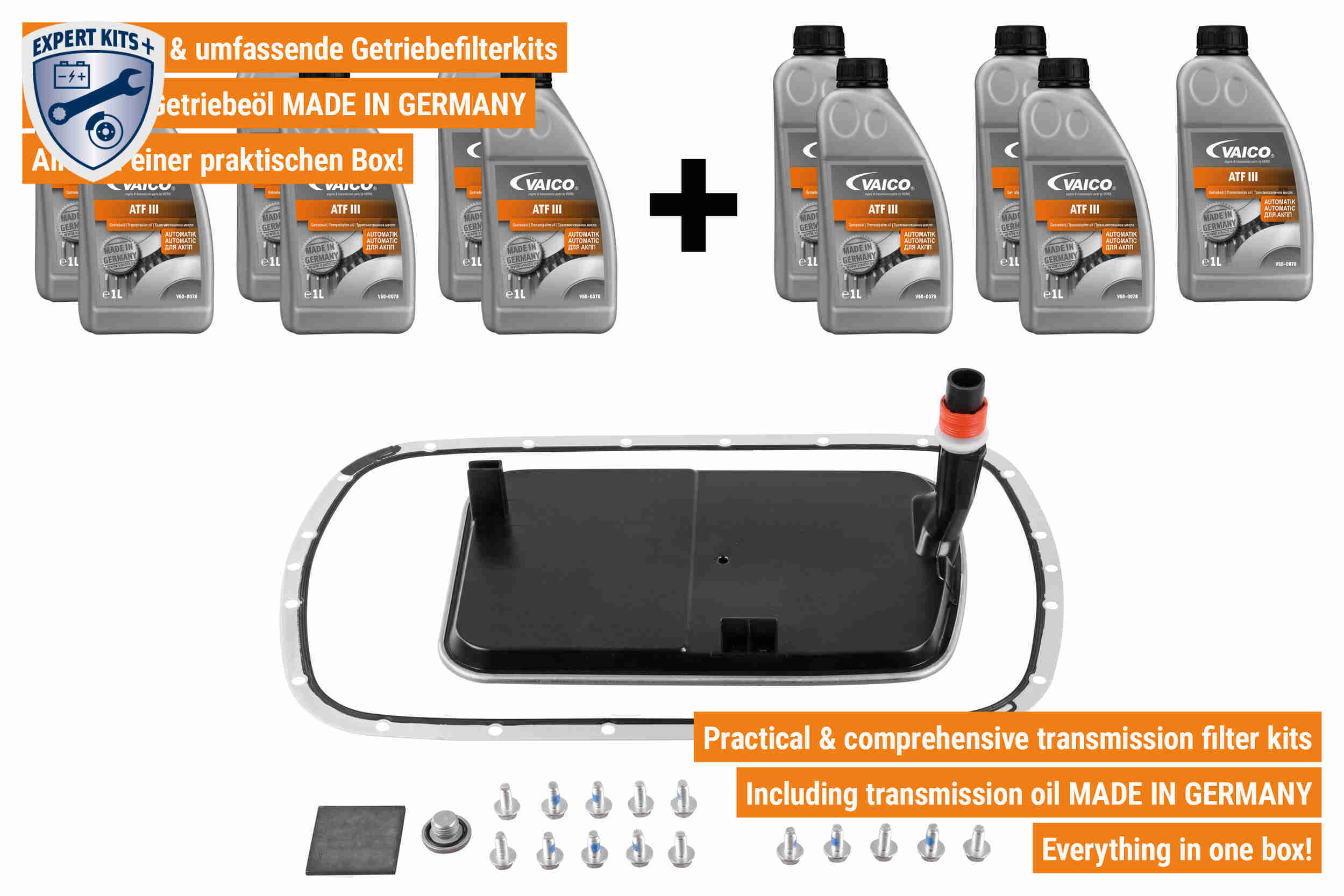 Vaico Onderd.set, olie verversen van automatische versnellingsbak V20-2087-XXL