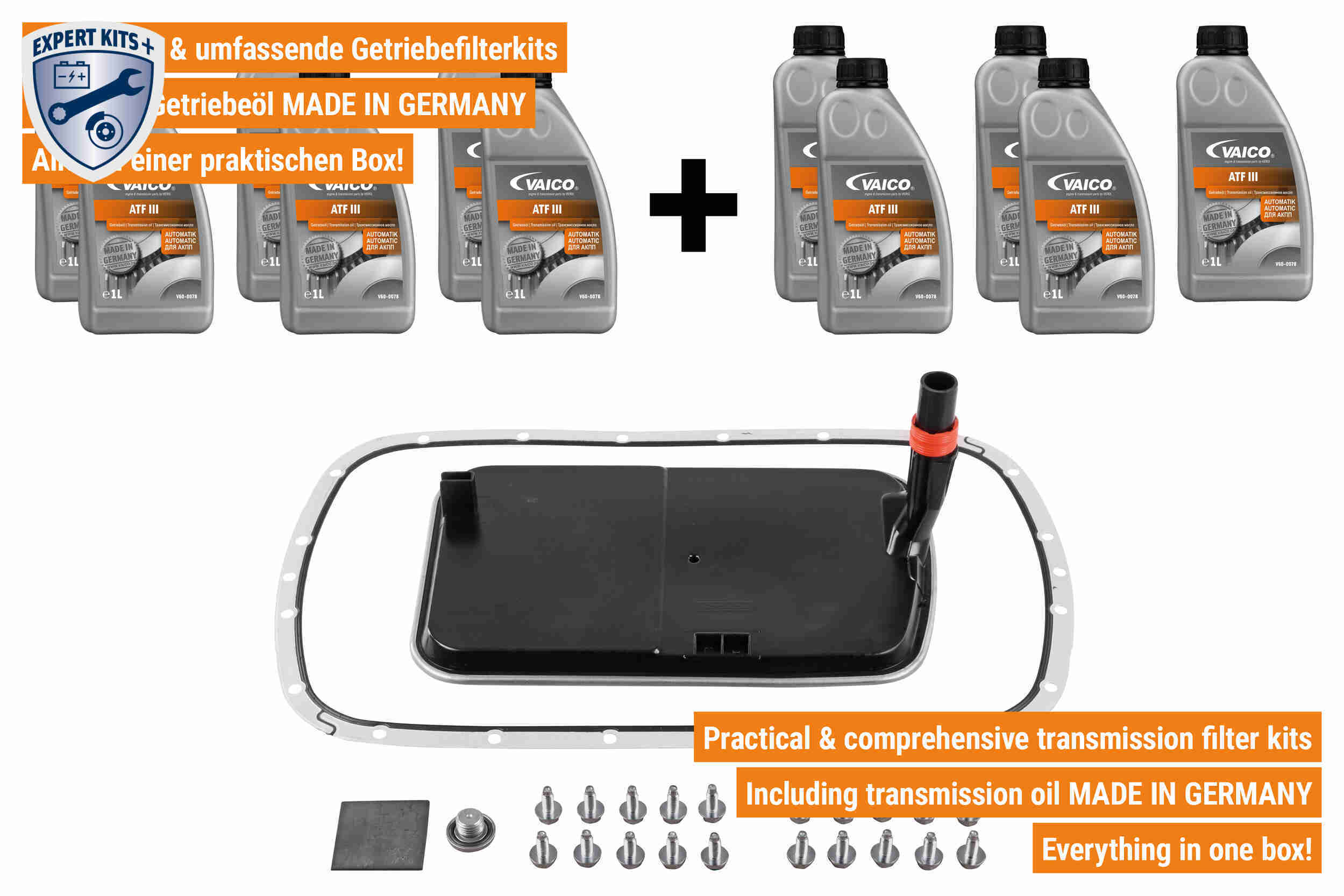 Vaico Onderd.set, olie verversen van automatische versnellingsbak V20-2093-XXL