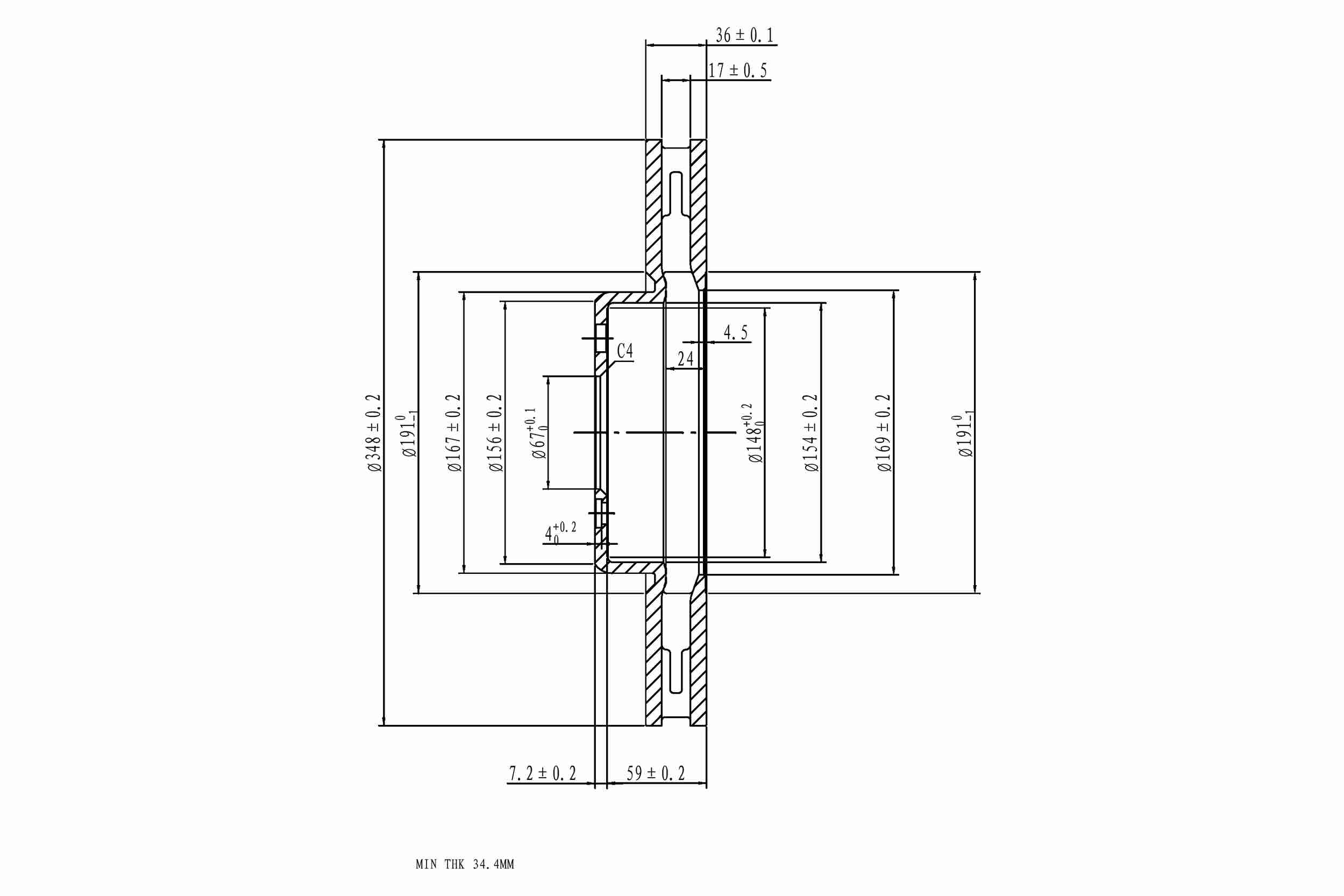 Vaico Remschijven V20-40044
