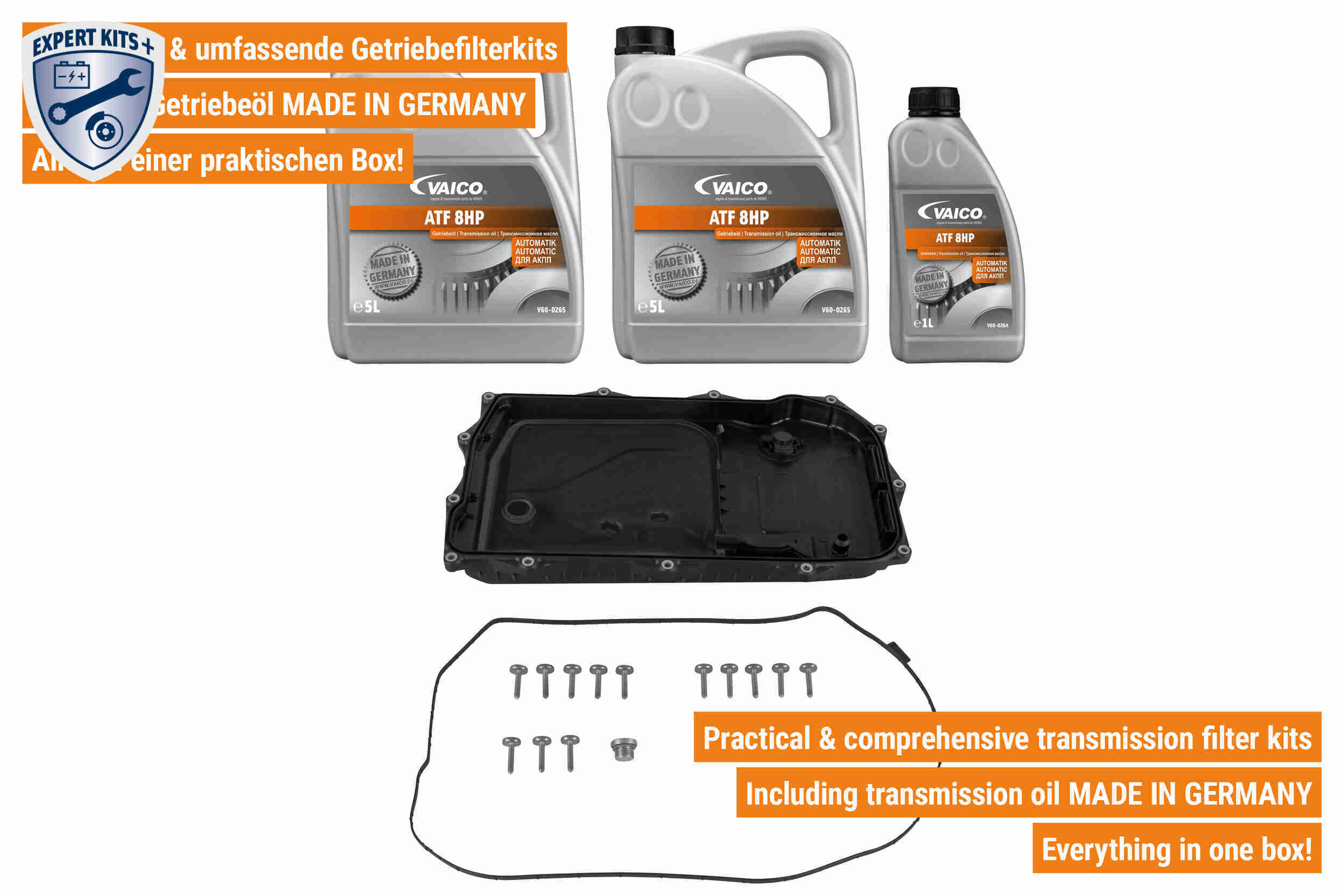 Vaico Onderd.set, olie verversen van automatische versnellingsbak V20-4993-XXL