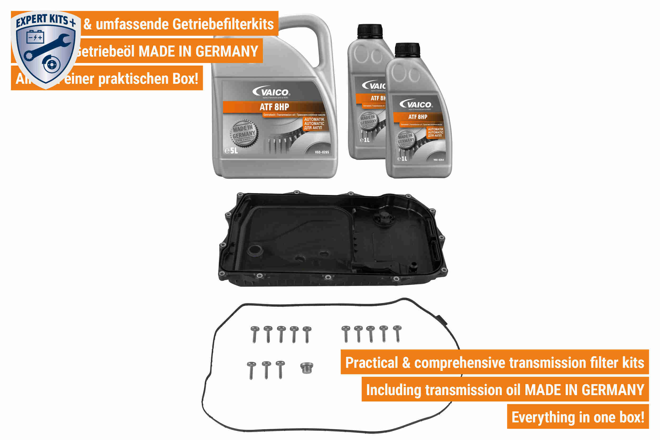 Vaico Onderd.set, olie verversen van automatische versnellingsbak V20-4993