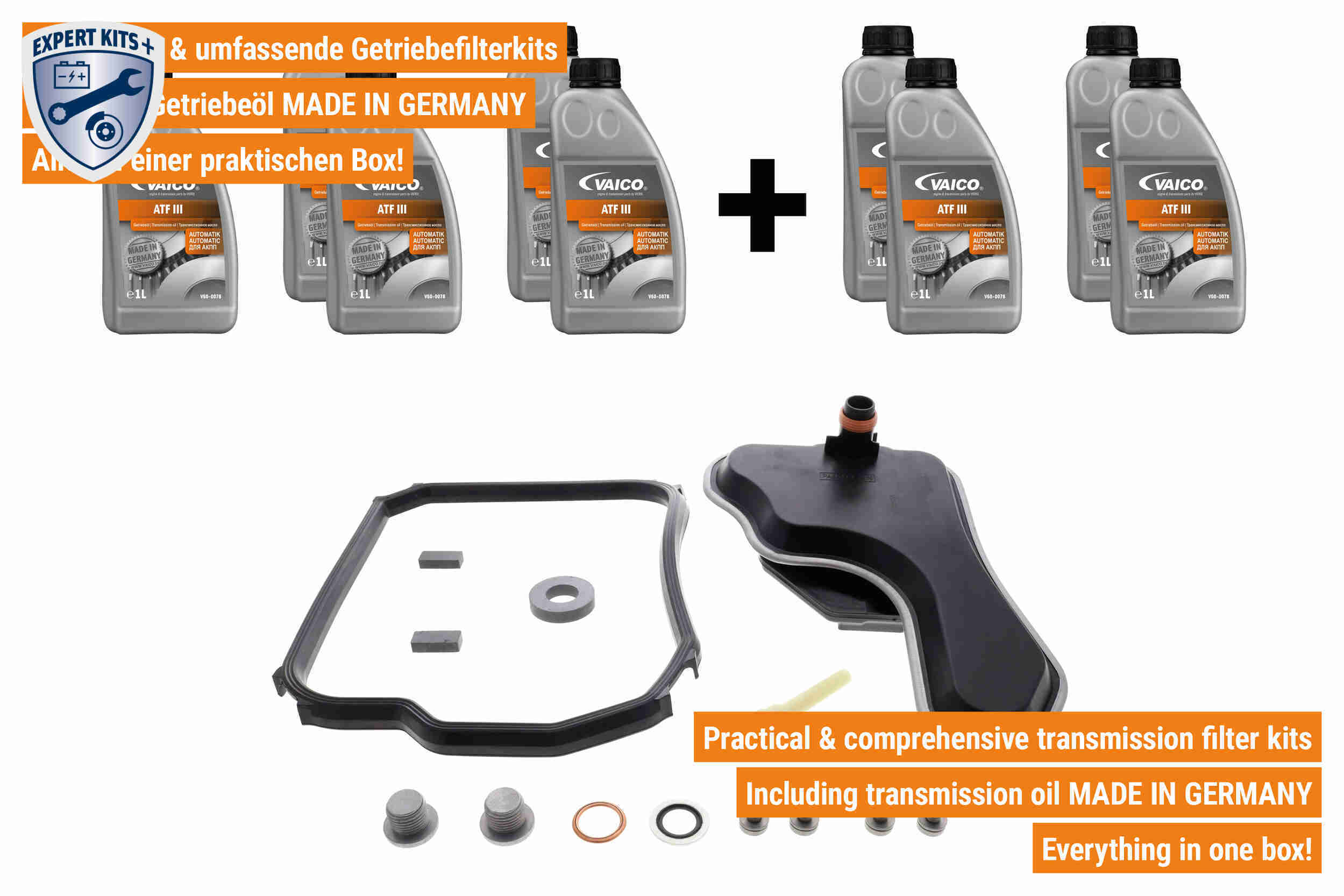 Vaico Onderd.set, olie verversen van automatische versnellingsbak V22-0737-XXL