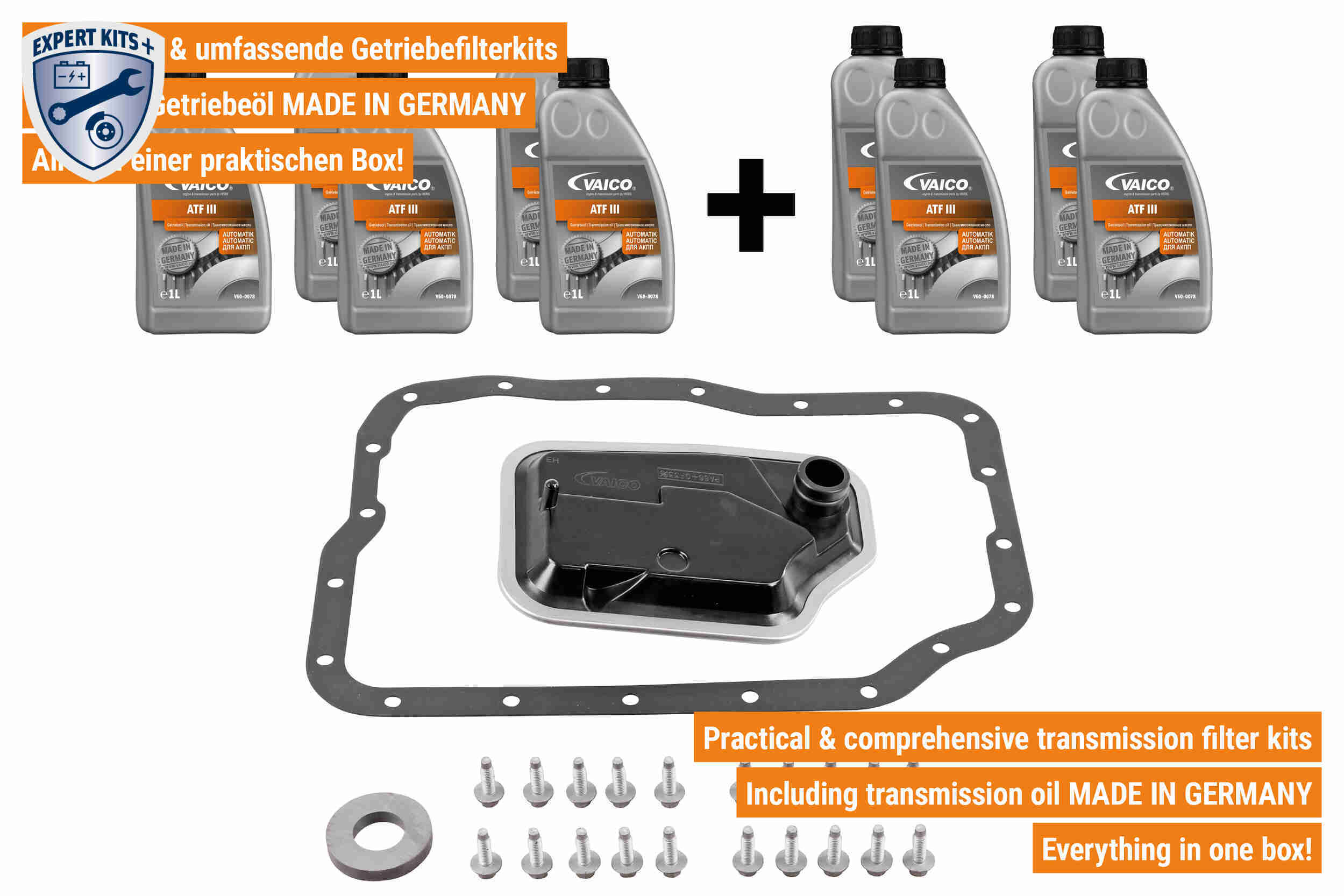 Vaico Onderd.set, olie verversen van automatische versnellingsbak V25-0797-XXL