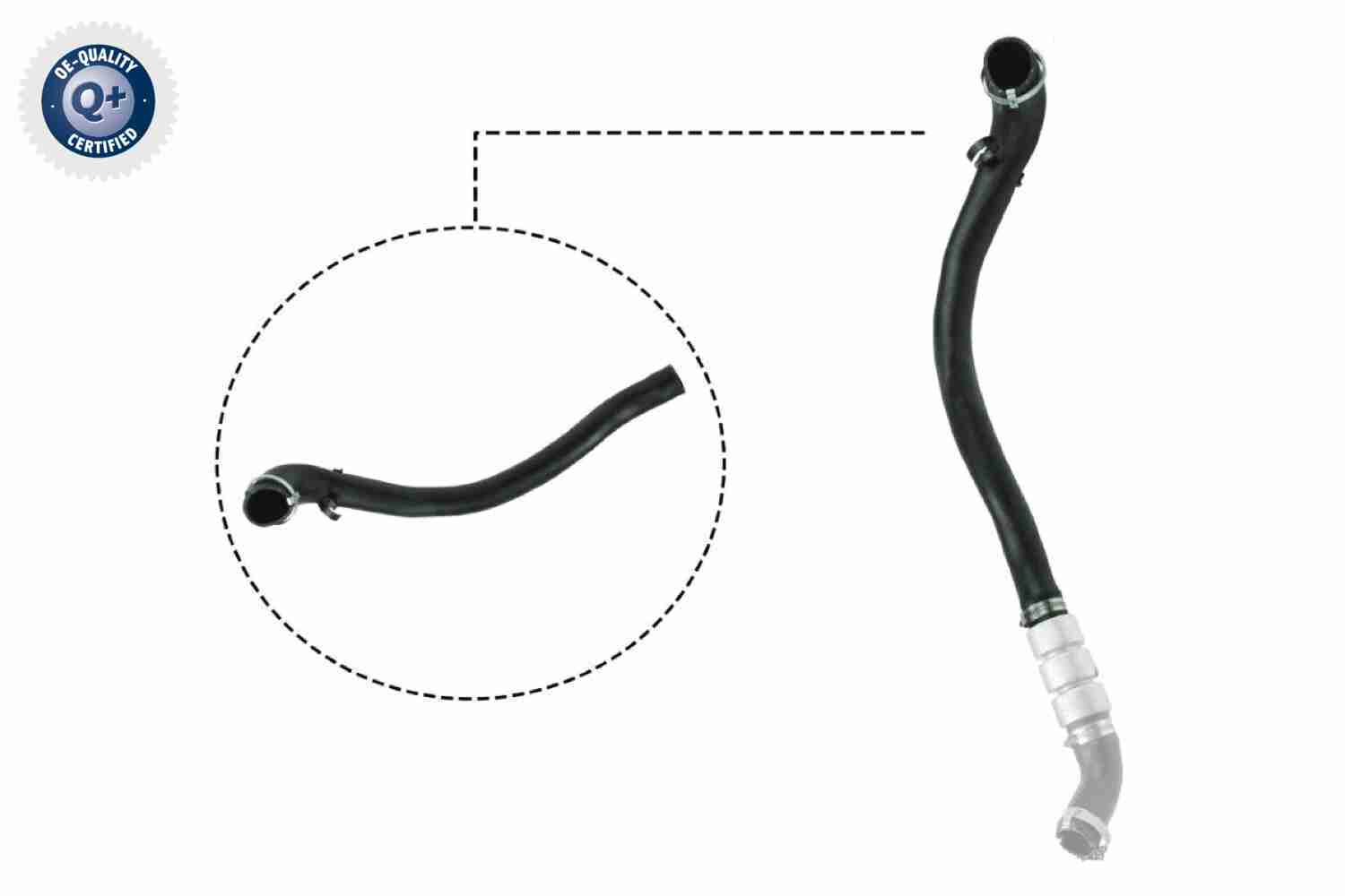 Vaico Laadlucht-/turboslang V25-1038