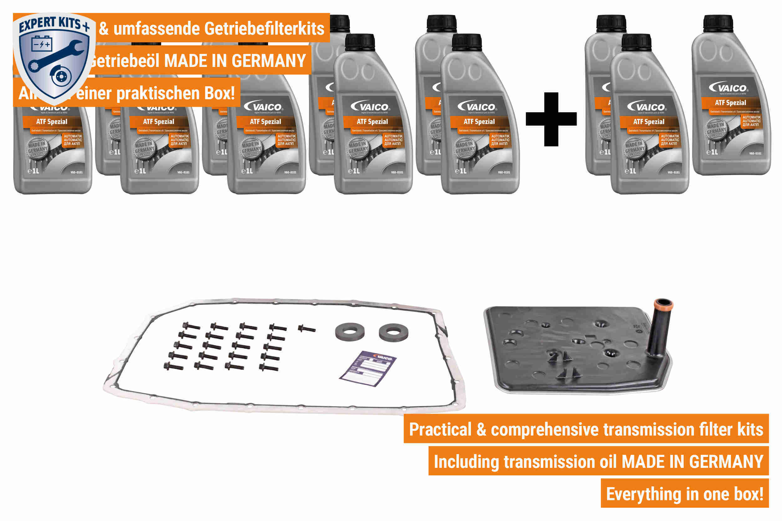 Vaico Onderd.set, olie verversen van automatische versnellingsbak V25-2191-XXL
