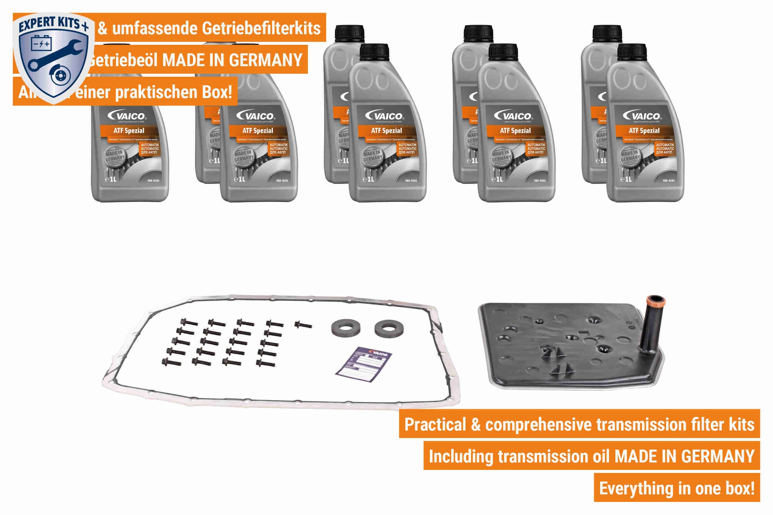 Vaico Onderd.set, olie verversen van automatische versnellingsbak V25-2191