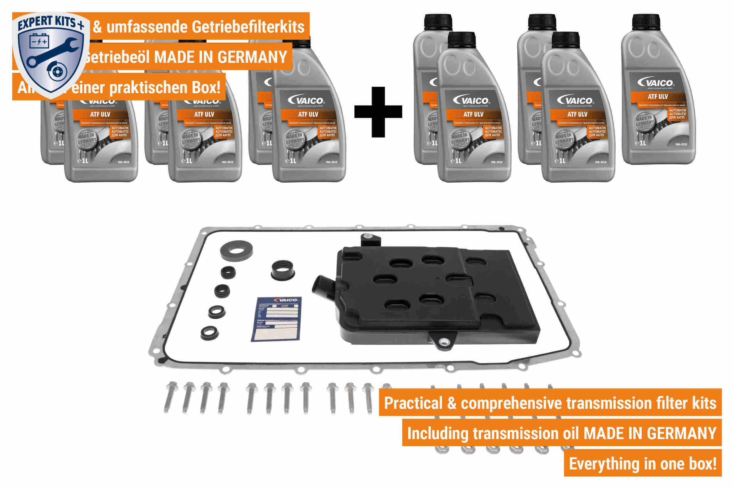 Vaico Onderd.set, olie verversen van automatische versnellingsbak V25-2253-XXL