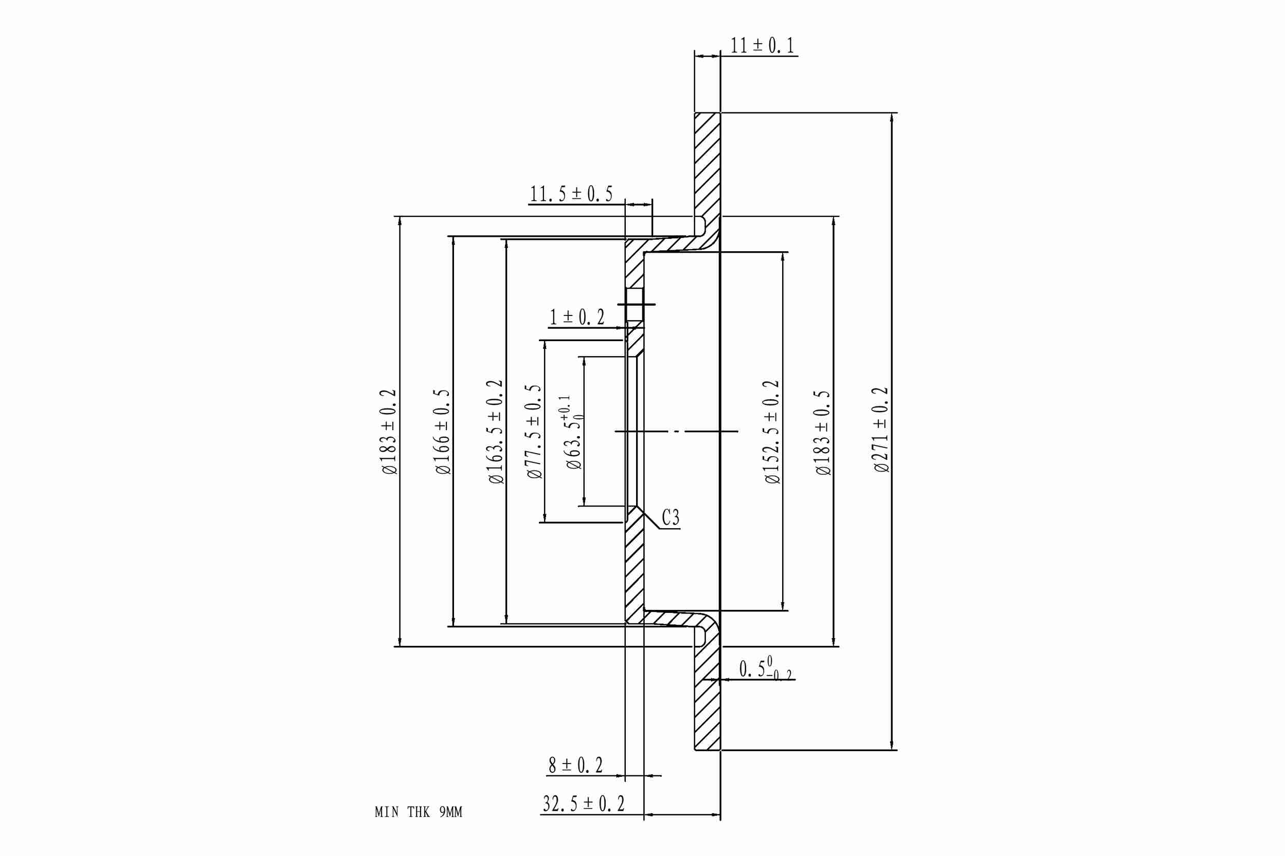 Vaico Remschijven V25-40212