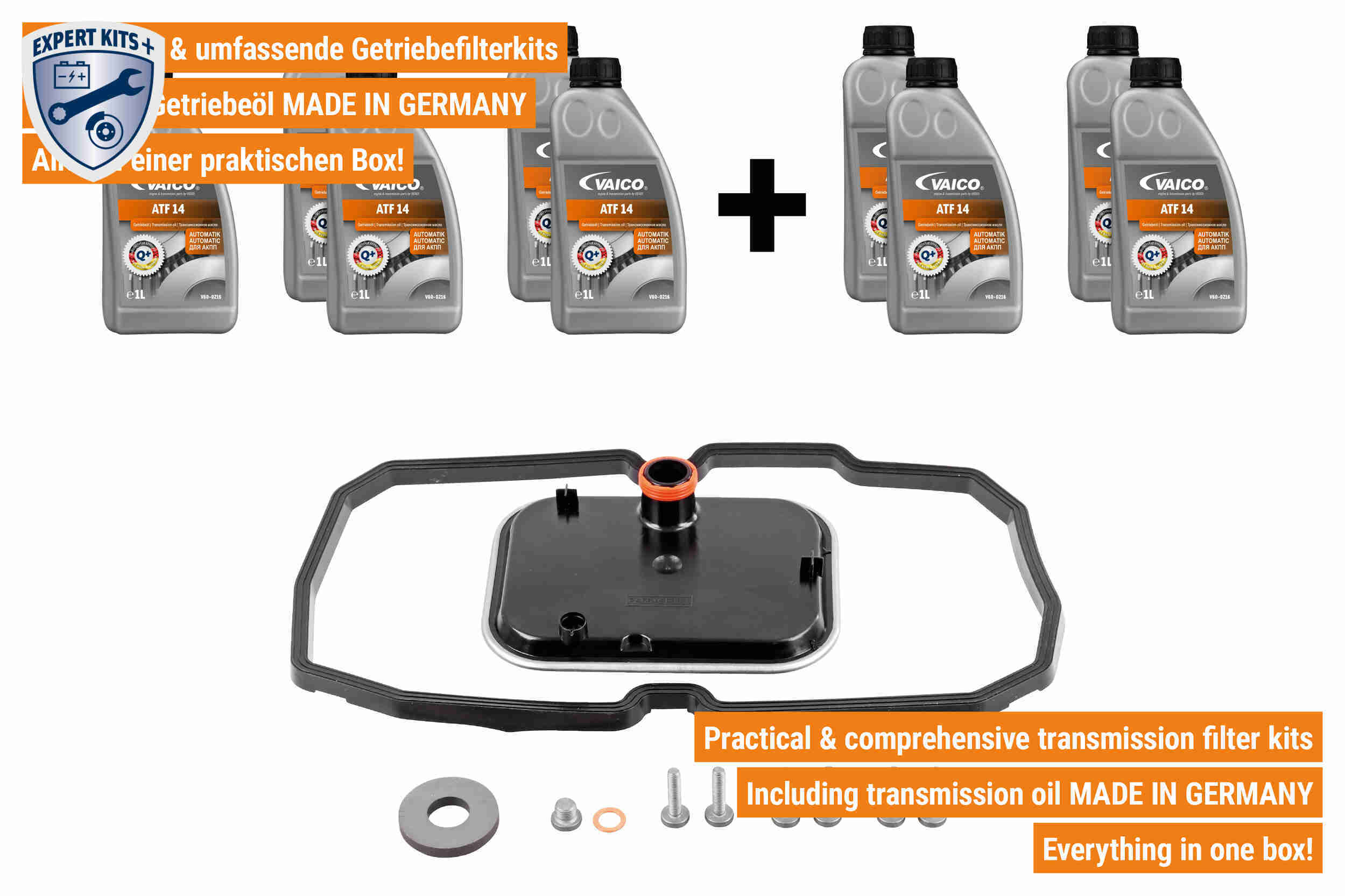 Vaico Onderd.set, olie verversen van automatische versnellingsbak V30-2255-XXL