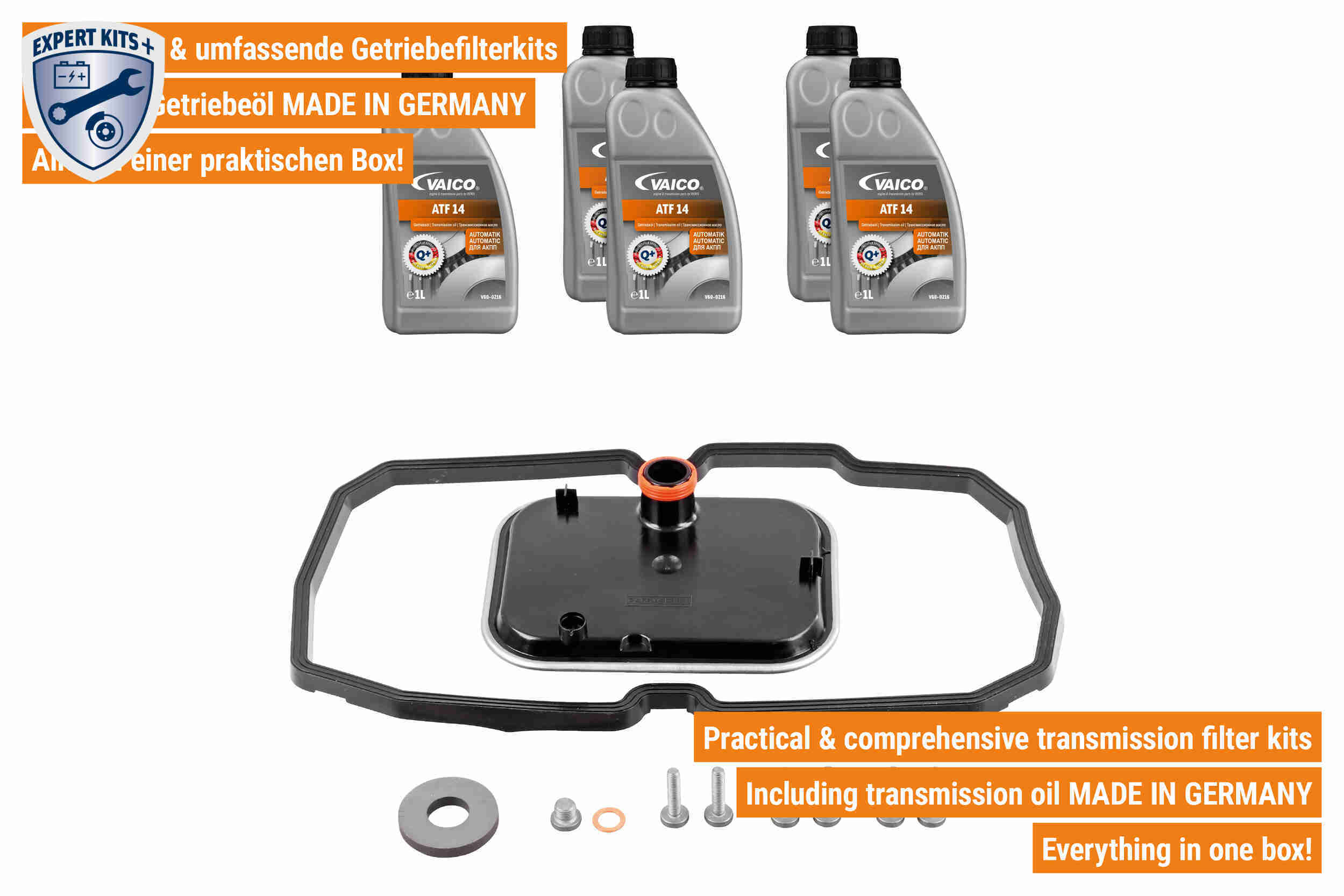 Vaico Onderd.set, olie verversen van automatische versnellingsbak V30-2255