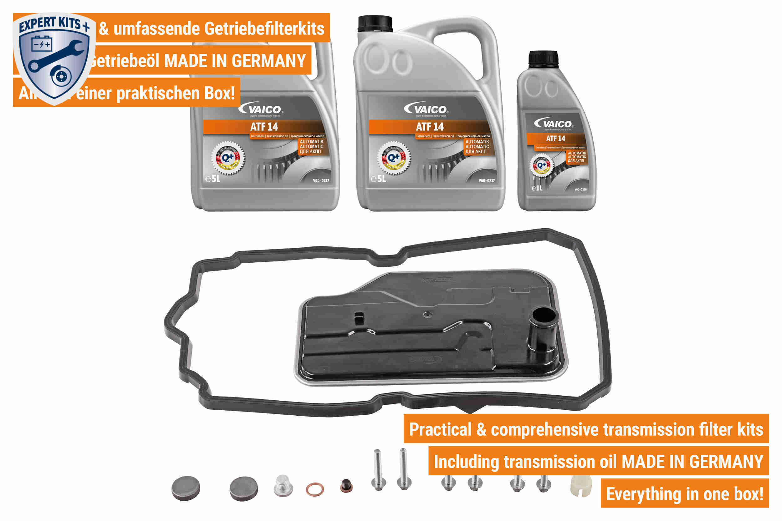 Vaico Onderd.set, olie verversen van automatische versnellingsbak V30-2258-XXL