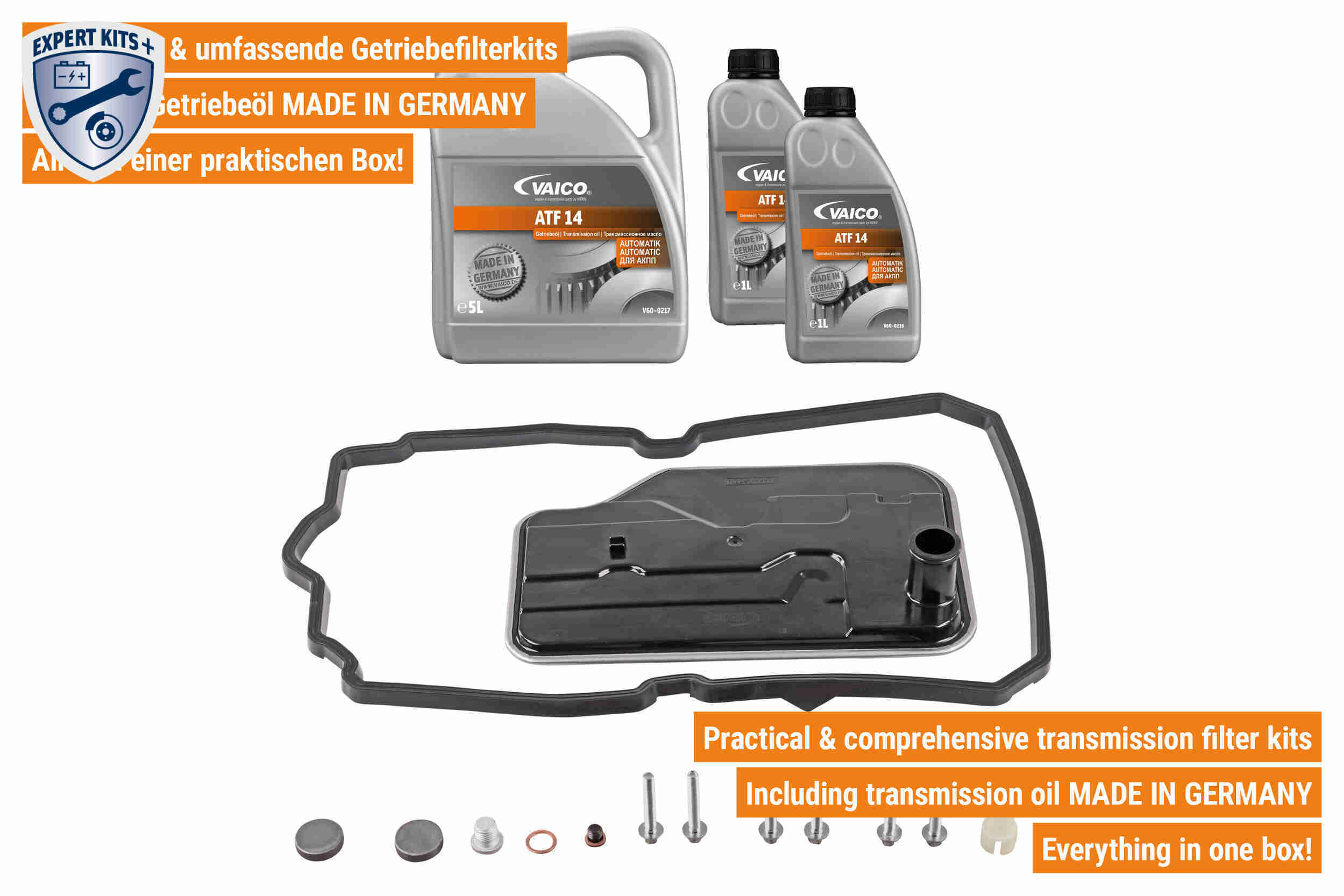 Vaico Onderd.set, olie verversen van automatische versnellingsbak V30-2258