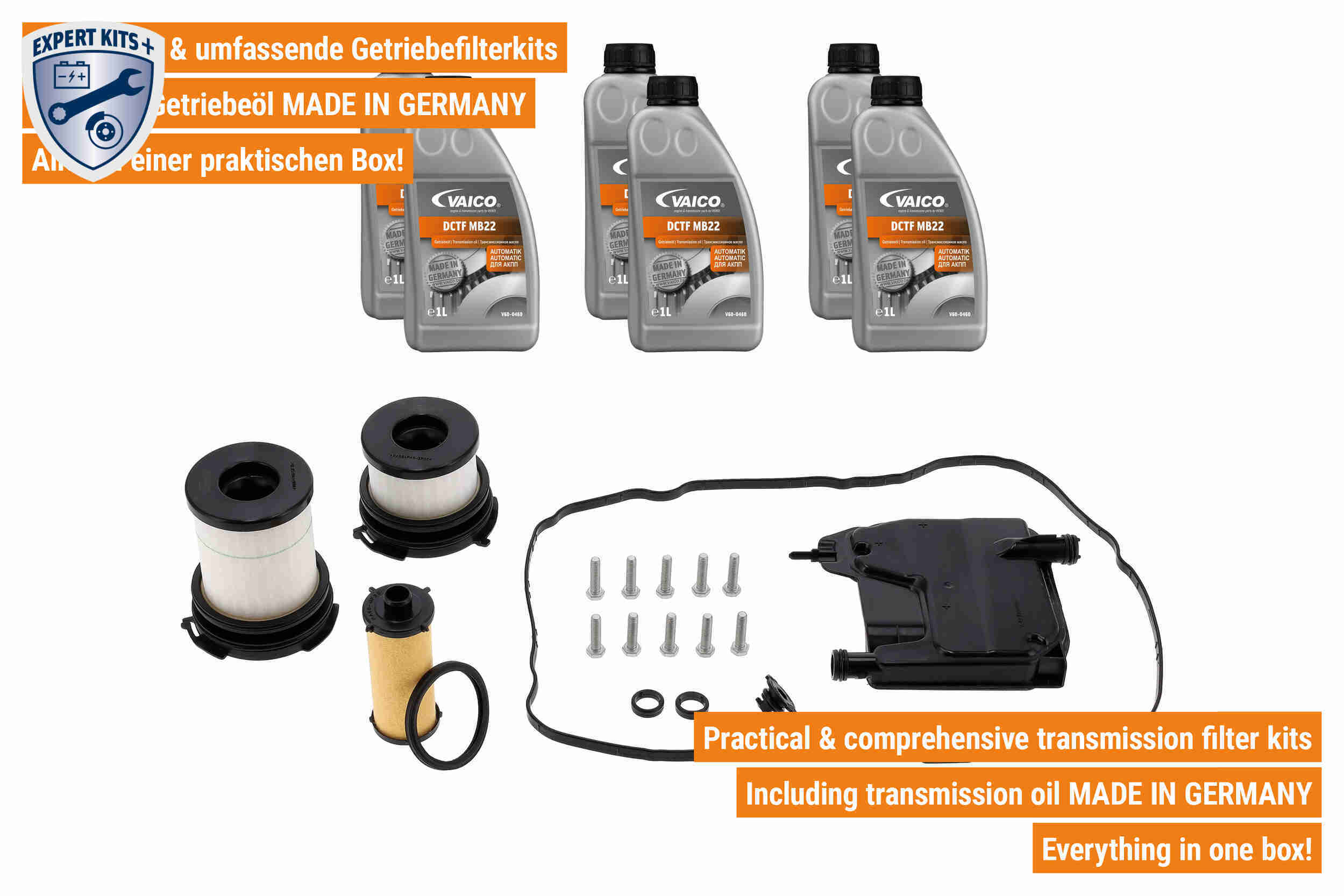 Vaico Onderd.set, olie verversen van automatische versnellingsbak V30-3957