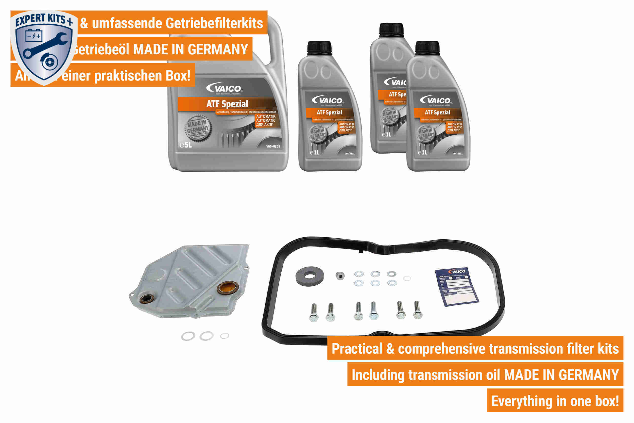 Vaico Onderd.set, olie verversen van automatische versnellingsbak V30-4755