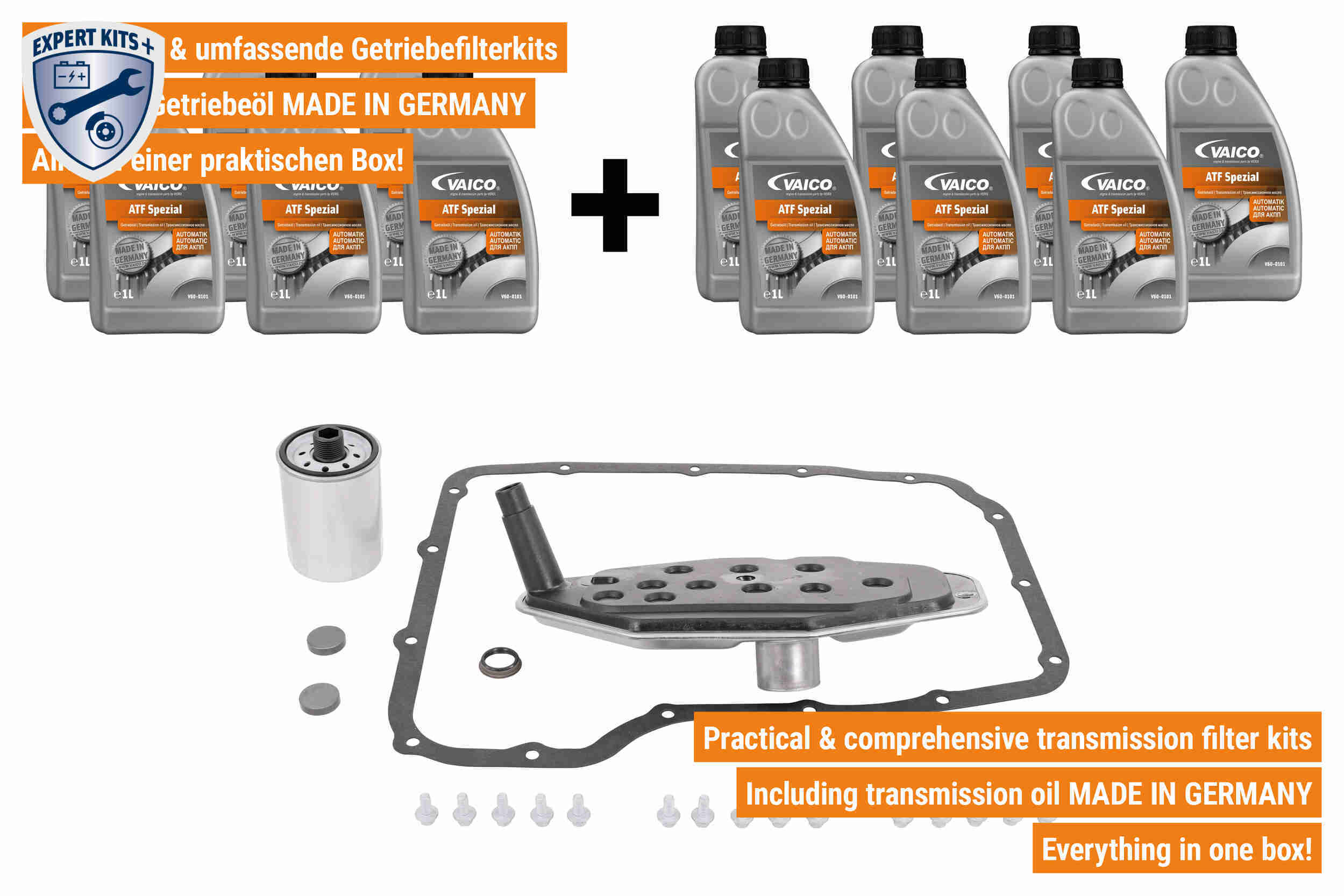 Vaico Onderd.set, olie verversen van automatische versnellingsbak V33-0525-XXL