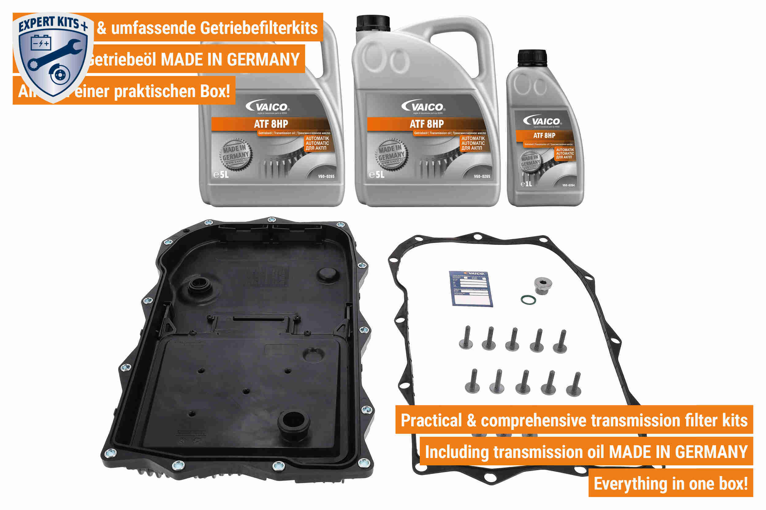 Vaico Onderd.set, olie verversen van automatische versnellingsbak V33-0897-XXL