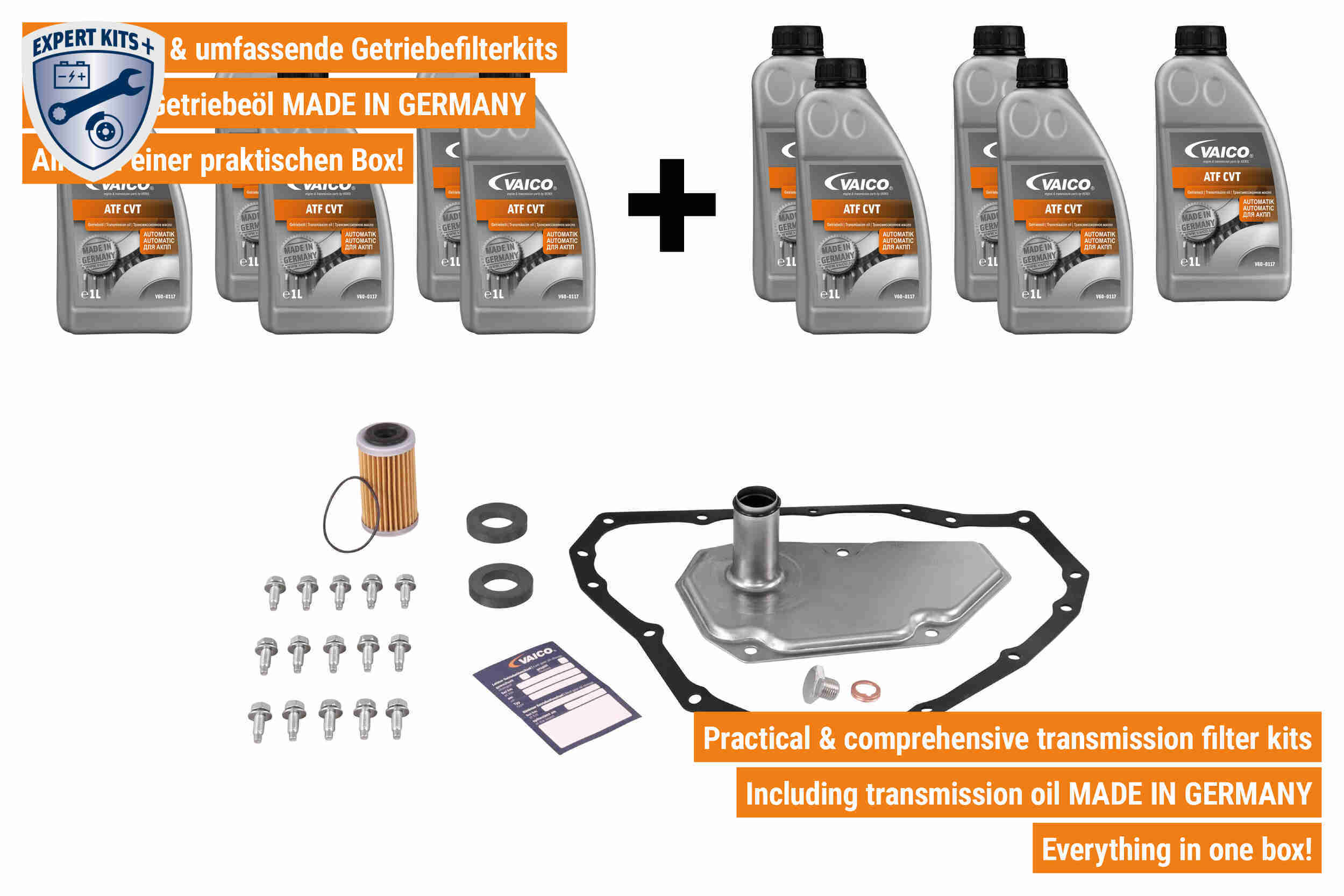 Vaico Onderd.set, olie verversen van automatische versnellingsbak V38-0222-XXL