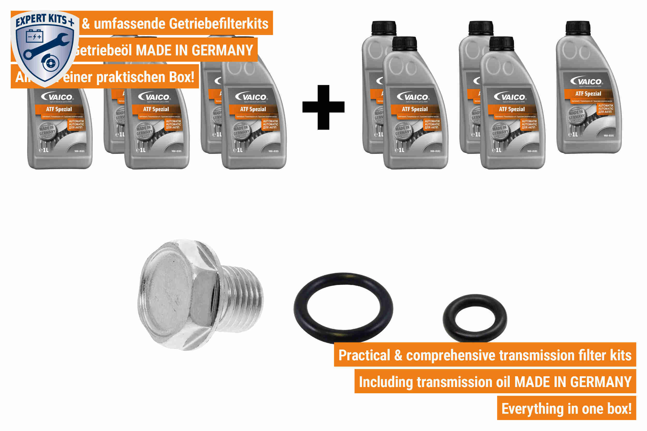 Vaico Onderd.set, olie verversen van automatische versnellingsbak V38-0511-XXL