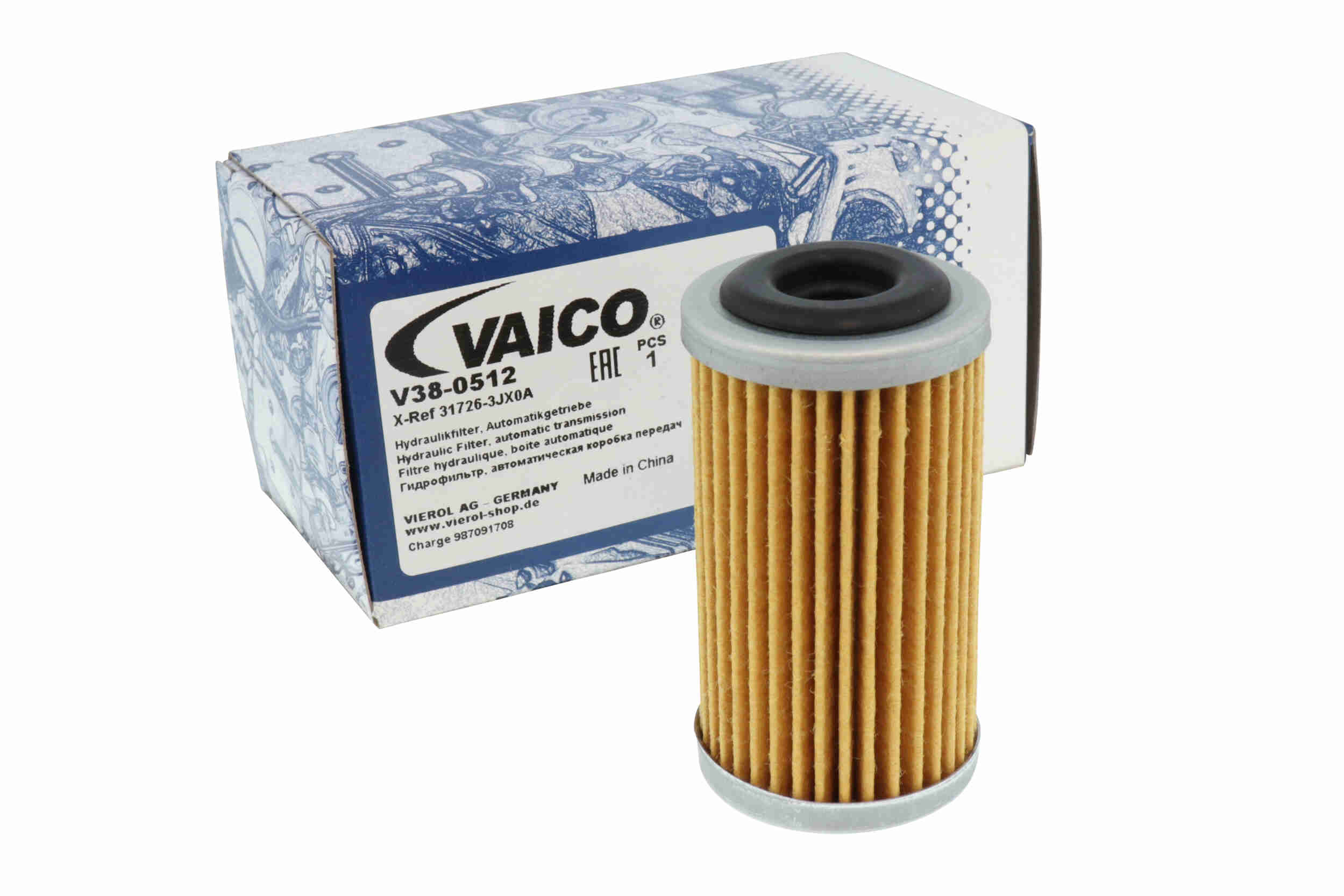 Vaico Filter/oliezeef automaatbak V38-0512