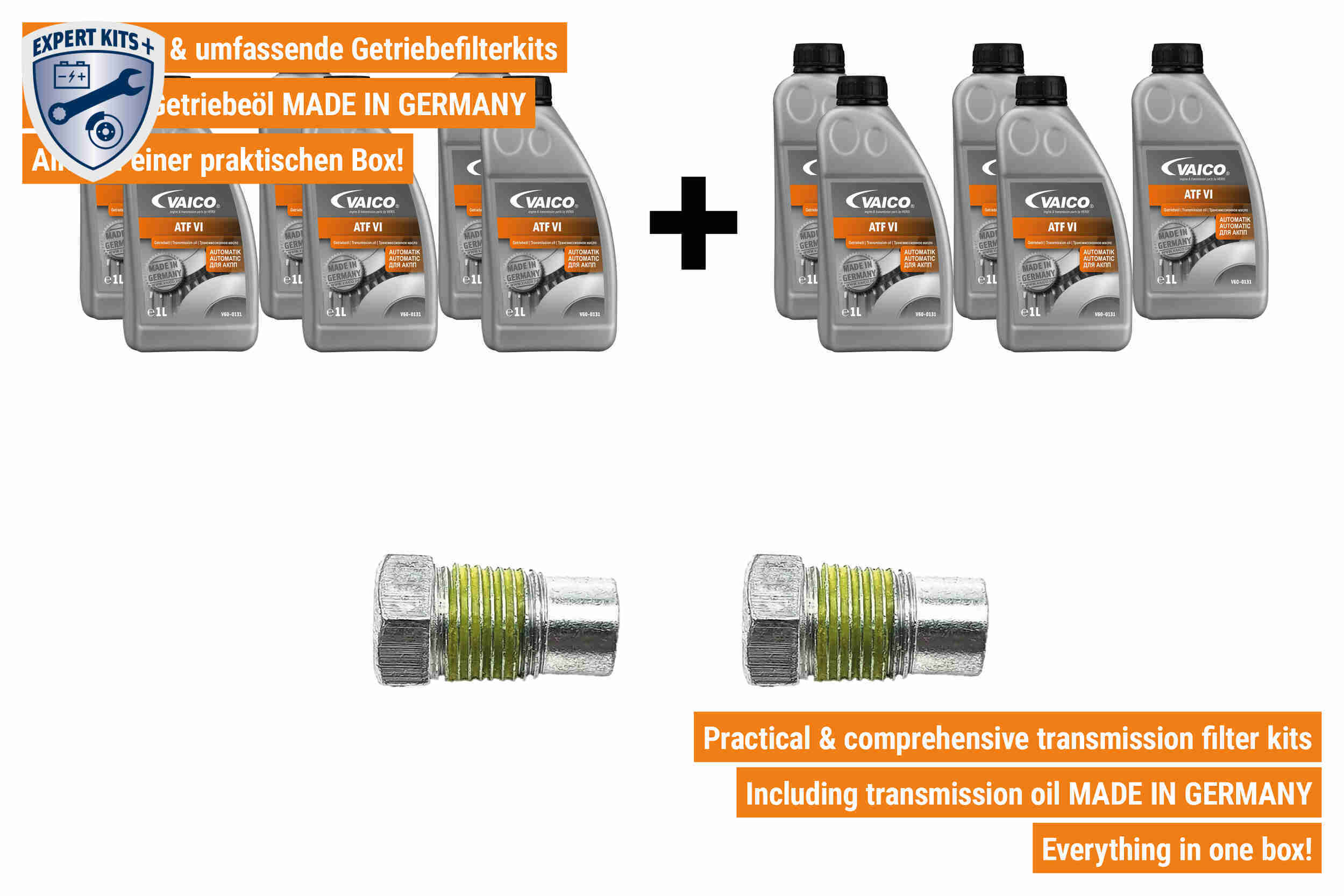 Vaico Onderd.set, olie verversen van automatische versnellingsbak V40-2114-XXL