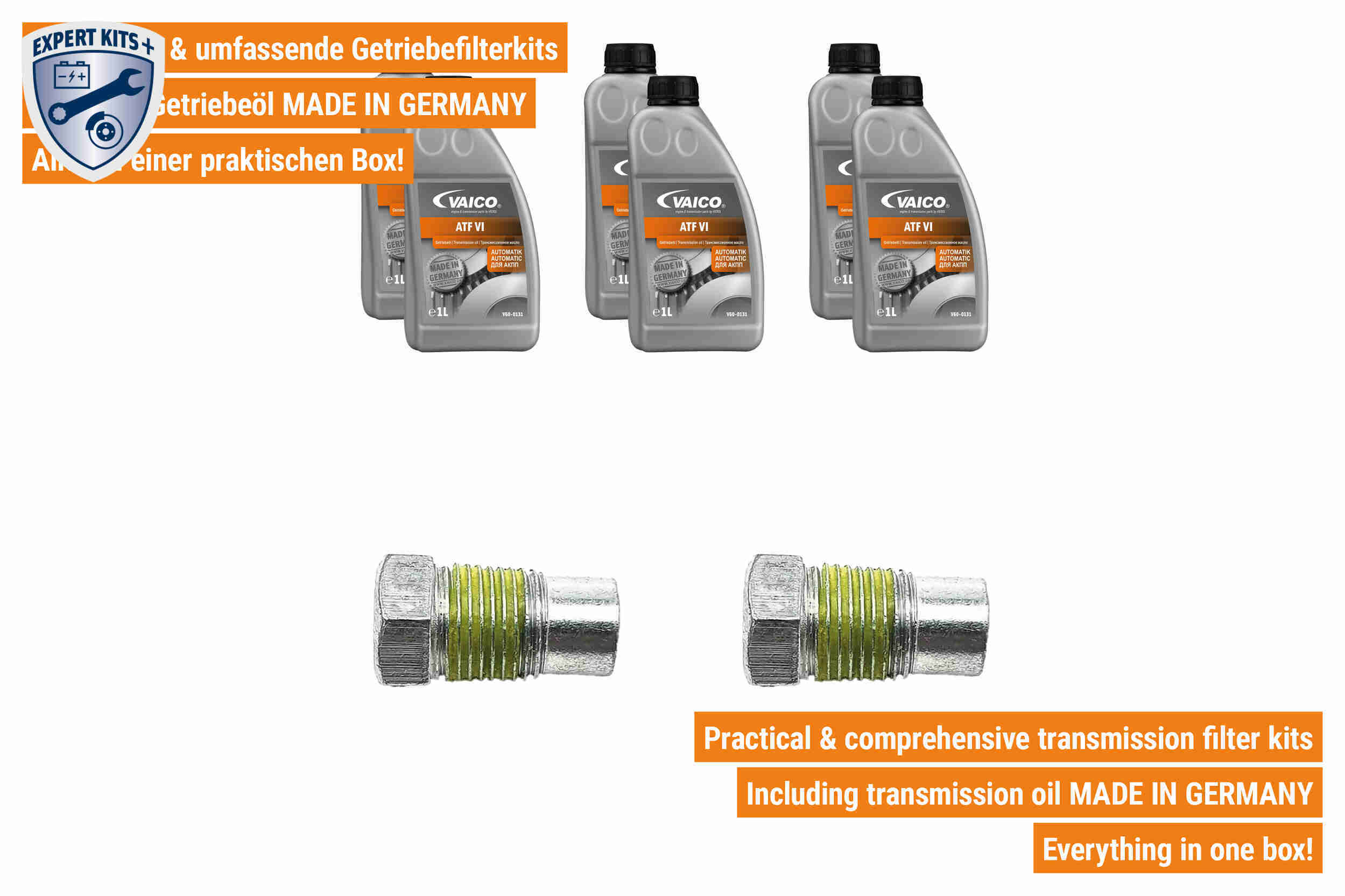 Vaico Onderd.set, olie verversen van automatische versnellingsbak V40-2114