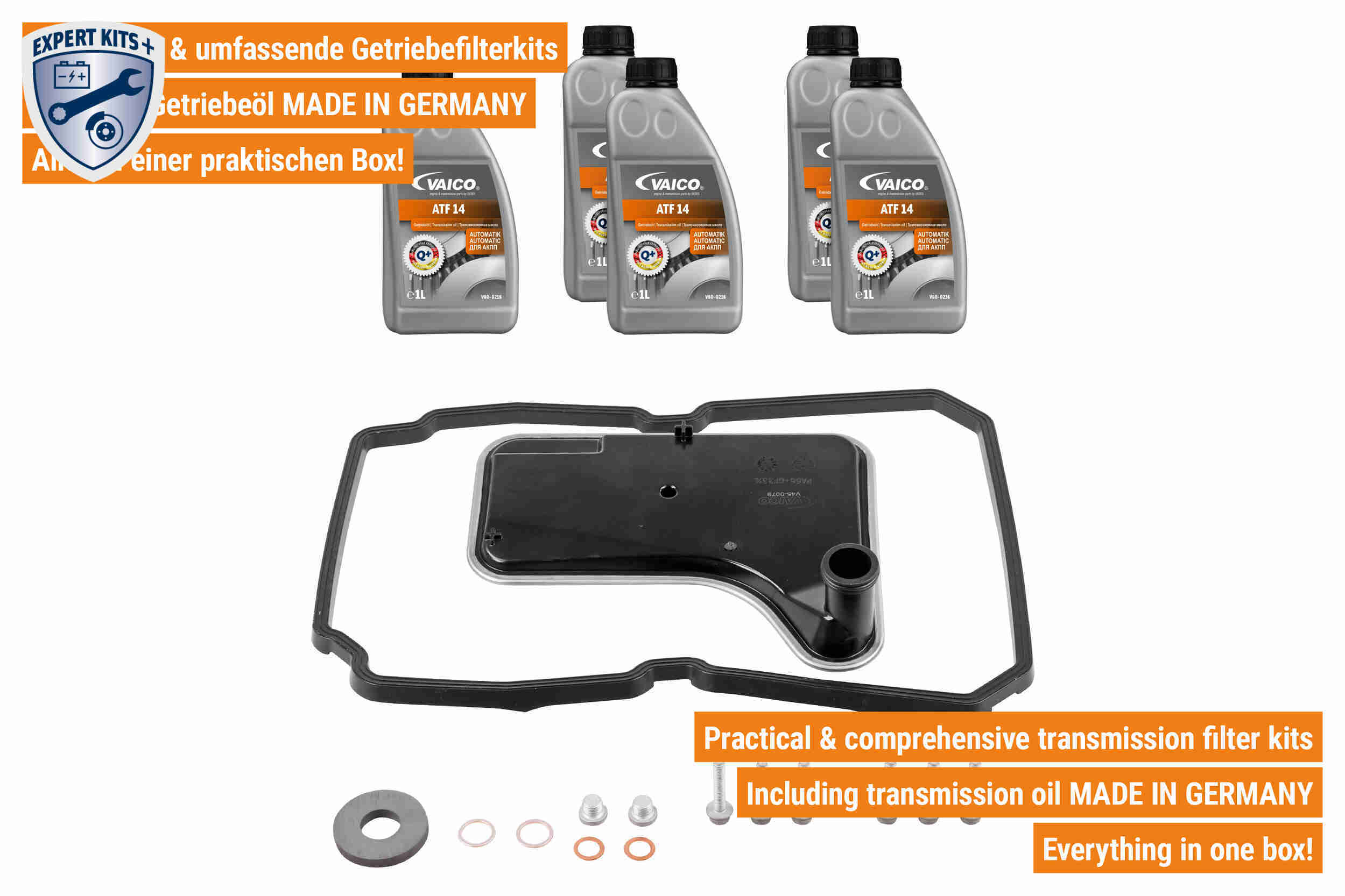 Vaico Onderd.set, olie verversen van automatische versnellingsbak V45-0138