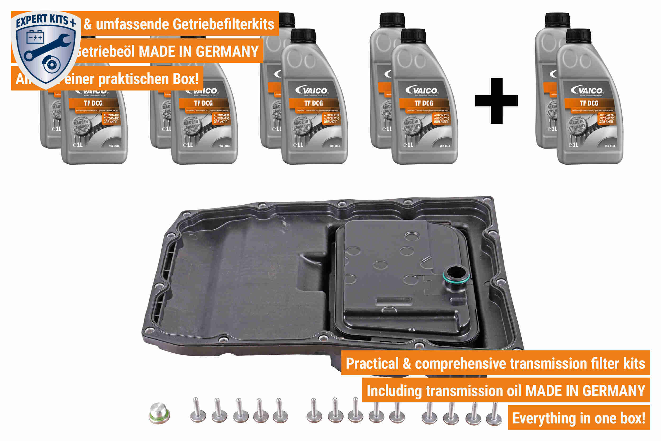 Vaico Onderd.set, olie verversen van automatische versnellingsbak V45-0188-XXL