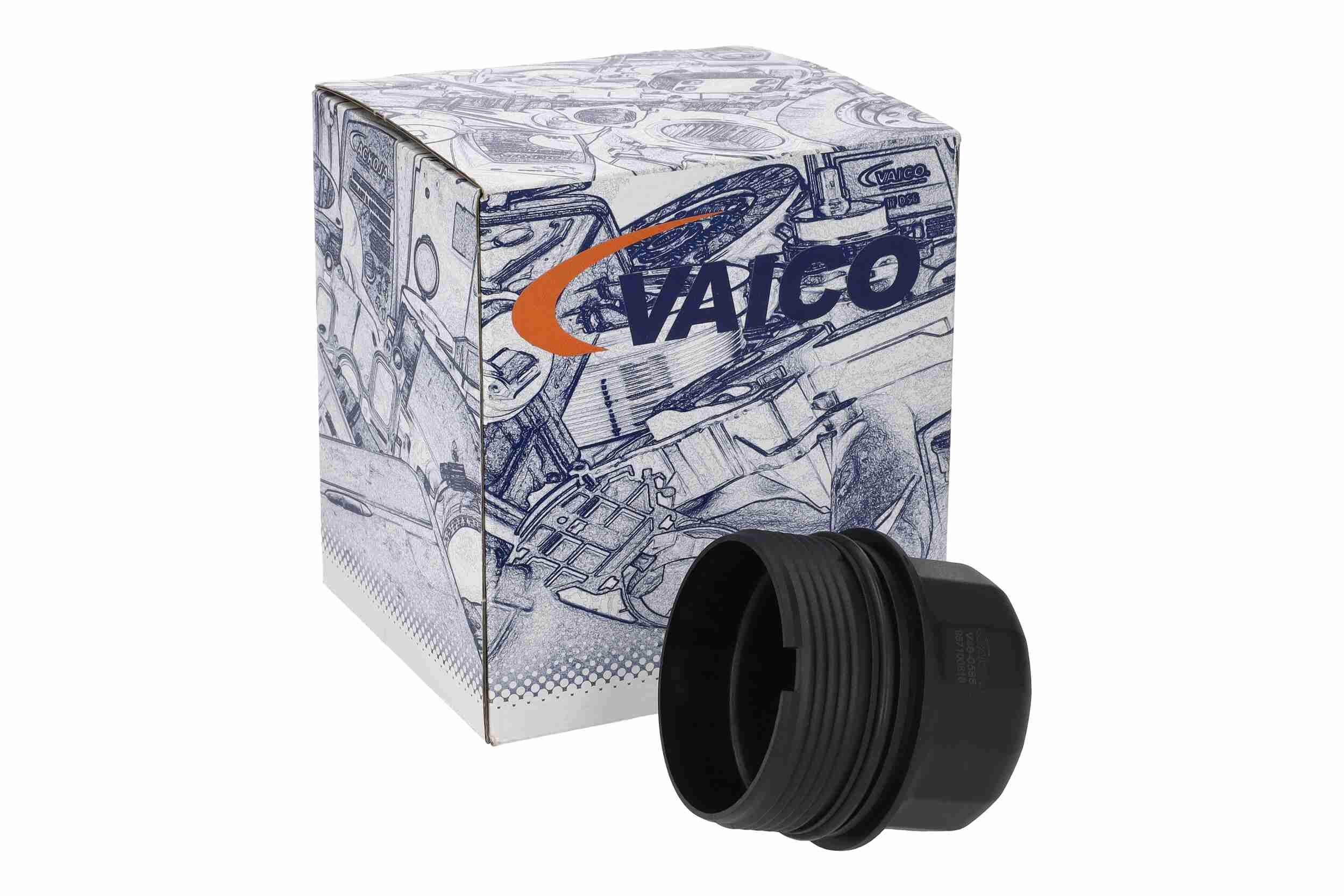 Vaico Deksel, oliefilterbehuizing V48-0585