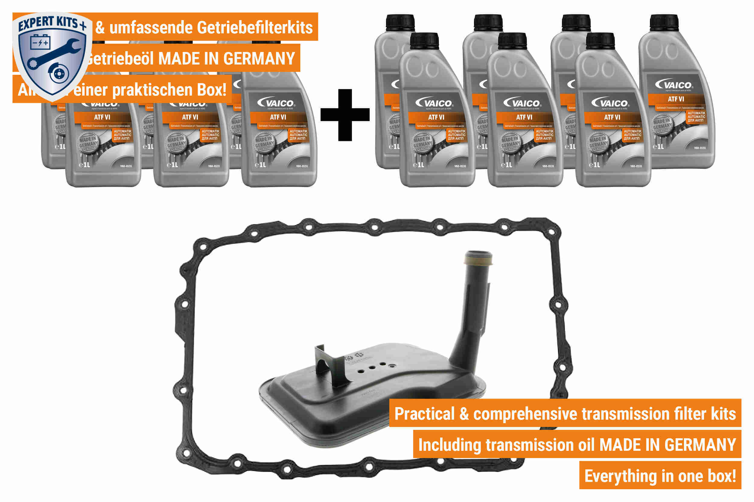 Vaico Onderd.set, olie verversen van automatische versnellingsbak V51-0650-XXL